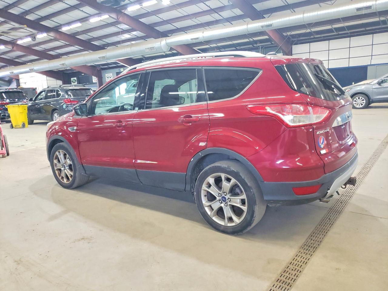 2014 Ford Escape Titanium Red vin: 1FMCU9J99EUE31466
