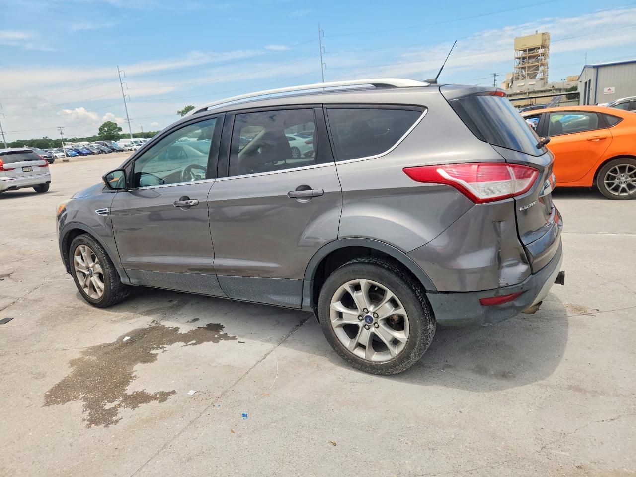 2014 Ford Escape Titanium Gray vin: 1FMCU9J99EUE52589