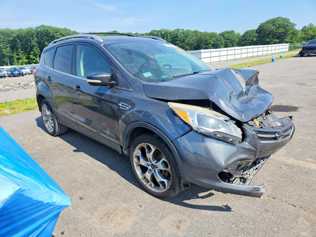 2015 Ford Escape Titanium Gray vin: 1FMCU9J99FUB22601