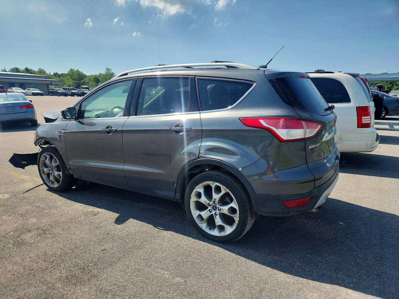 2015 Ford Escape Titanium Gray vin: 1FMCU9J99FUB22601