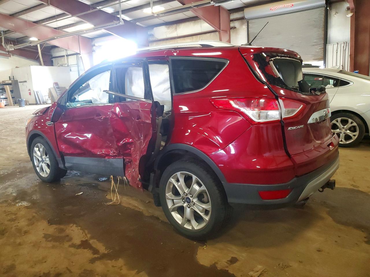 2015 Ford Escape Titanium Бордовый vin: 1FMCU9J99FUB71104