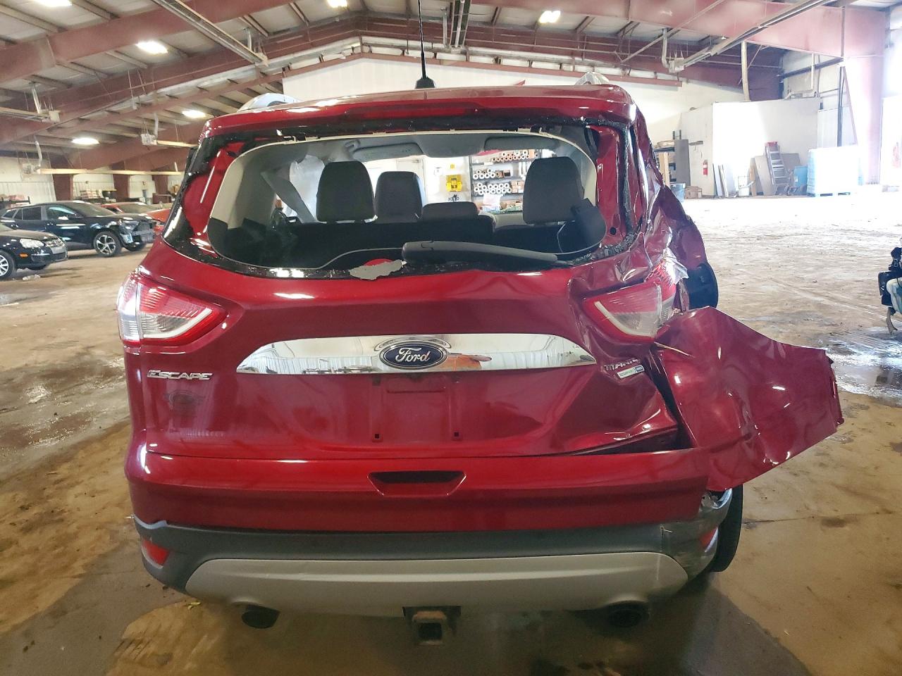 2015 Ford Escape Titanium Бордовый vin: 1FMCU9J99FUB71104