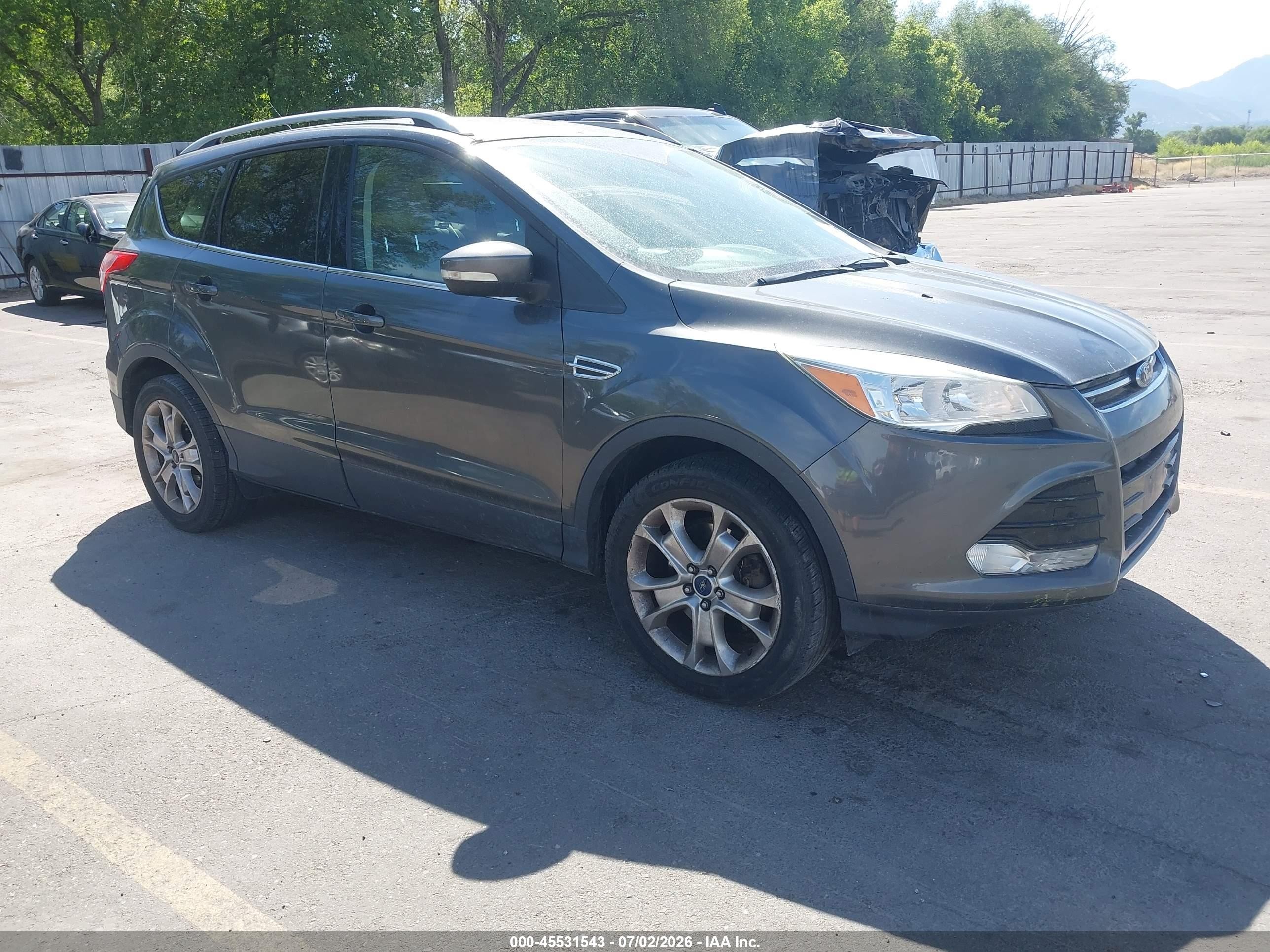 2015 Ford Escape Titanium Gray vin: 1FMCU9J99FUC06594