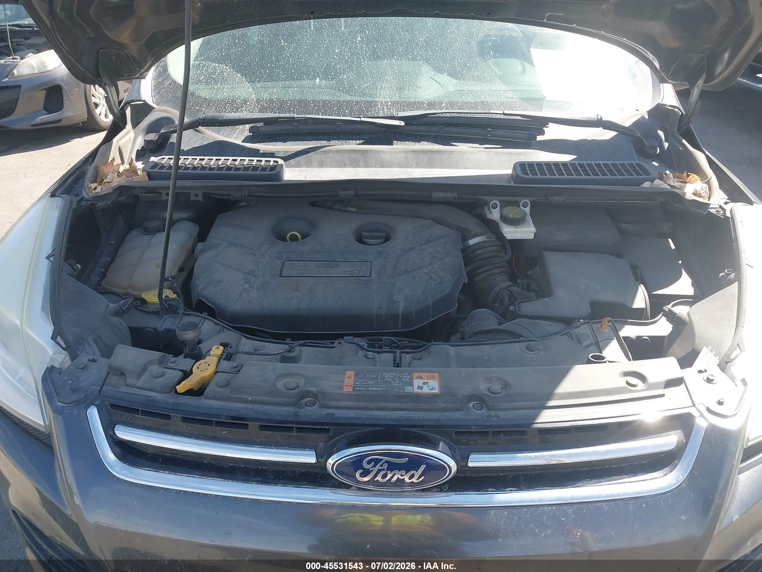 2015 Ford Escape Titanium Gray vin: 1FMCU9J99FUC06594
