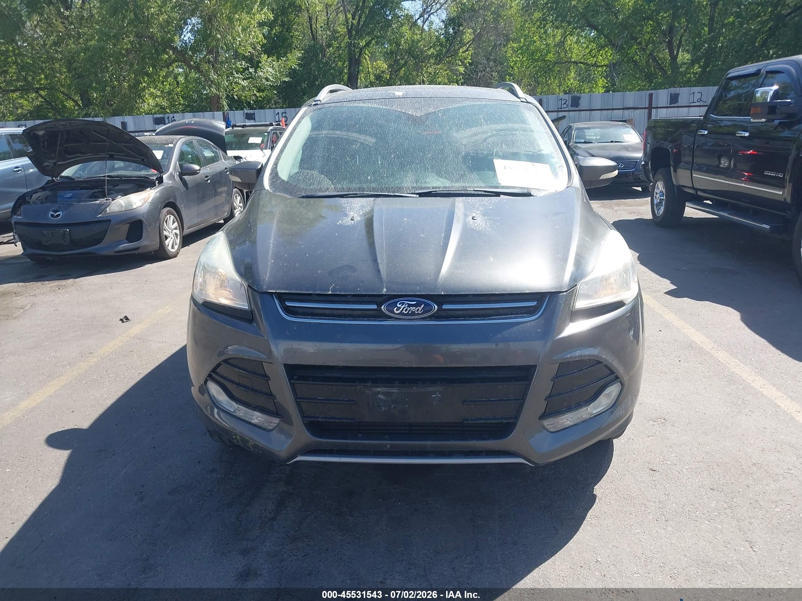 2015 Ford Escape Titanium Gray vin: 1FMCU9J99FUC06594