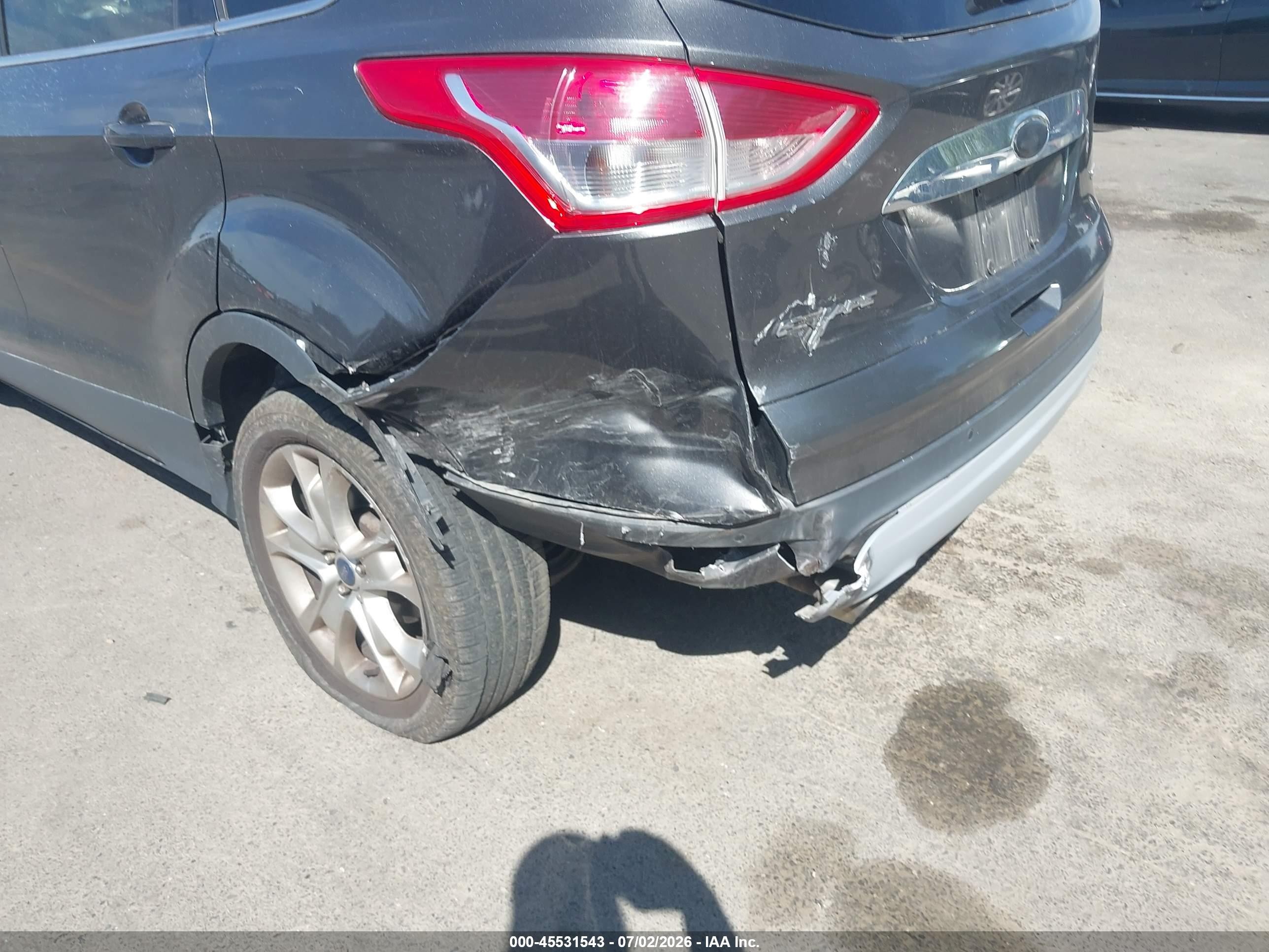 2015 Ford Escape Titanium Gray vin: 1FMCU9J99FUC06594