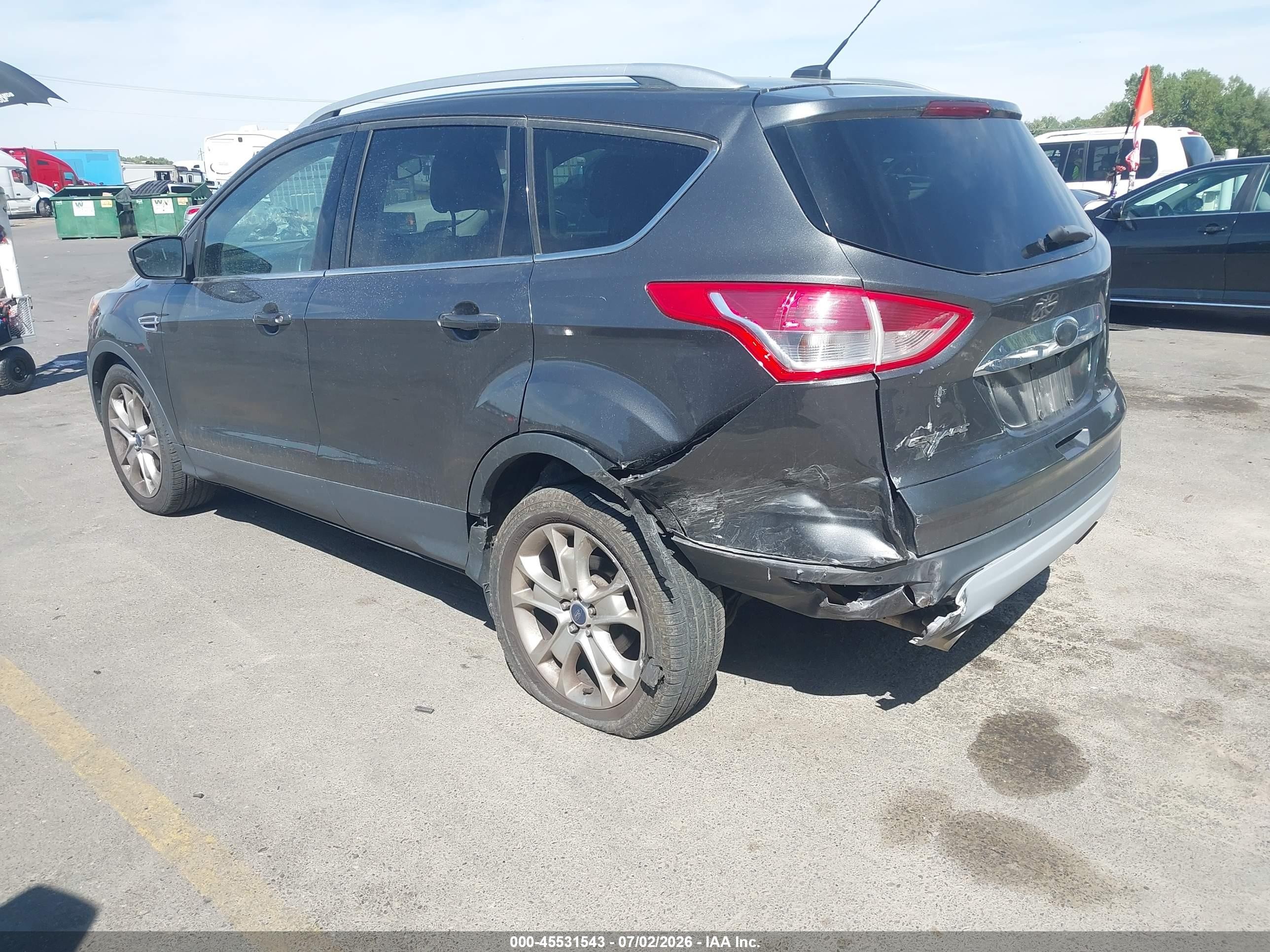 2015 Ford Escape Titanium Gray vin: 1FMCU9J99FUC06594