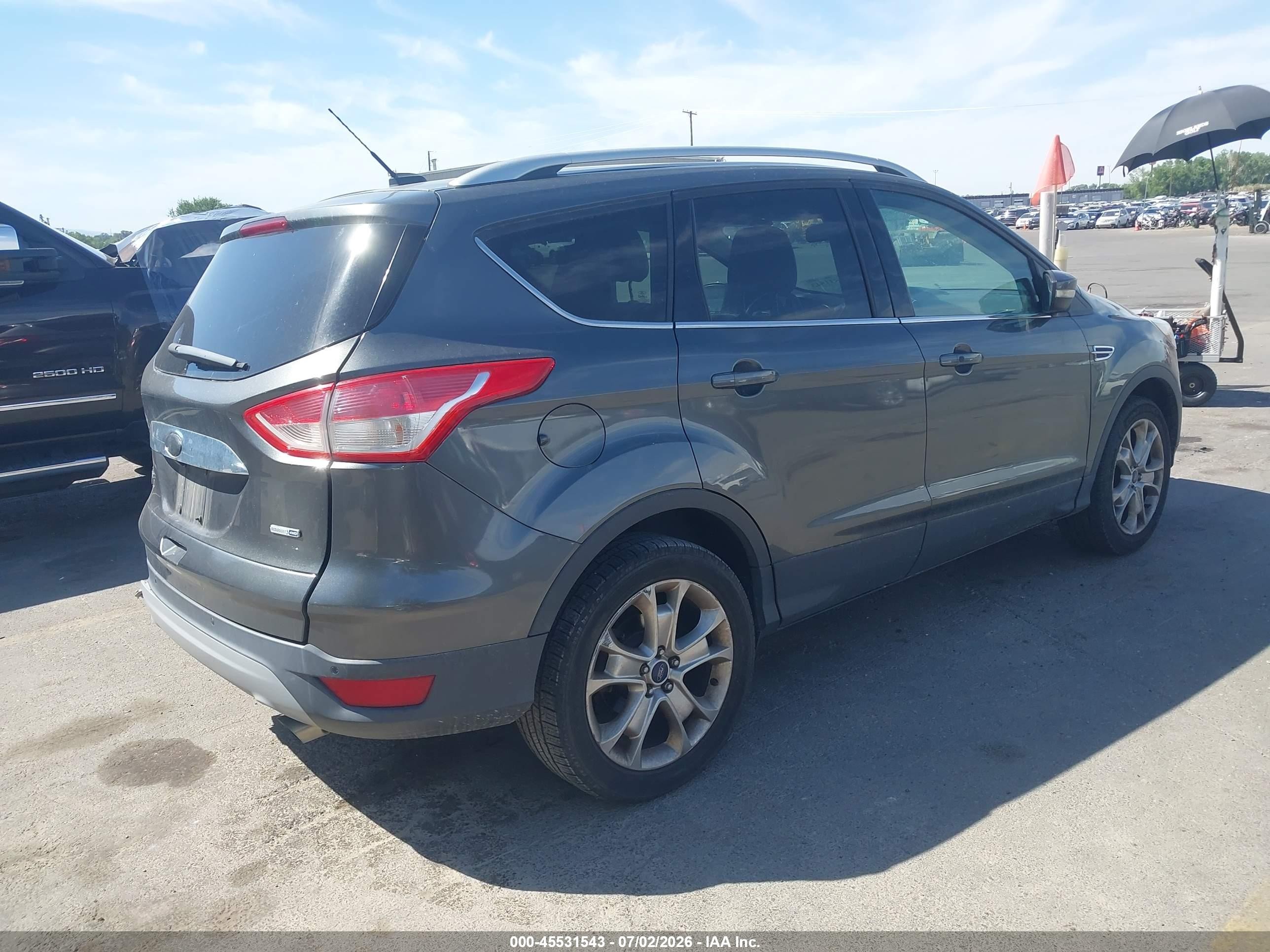 2015 Ford Escape Titanium Gray vin: 1FMCU9J99FUC06594