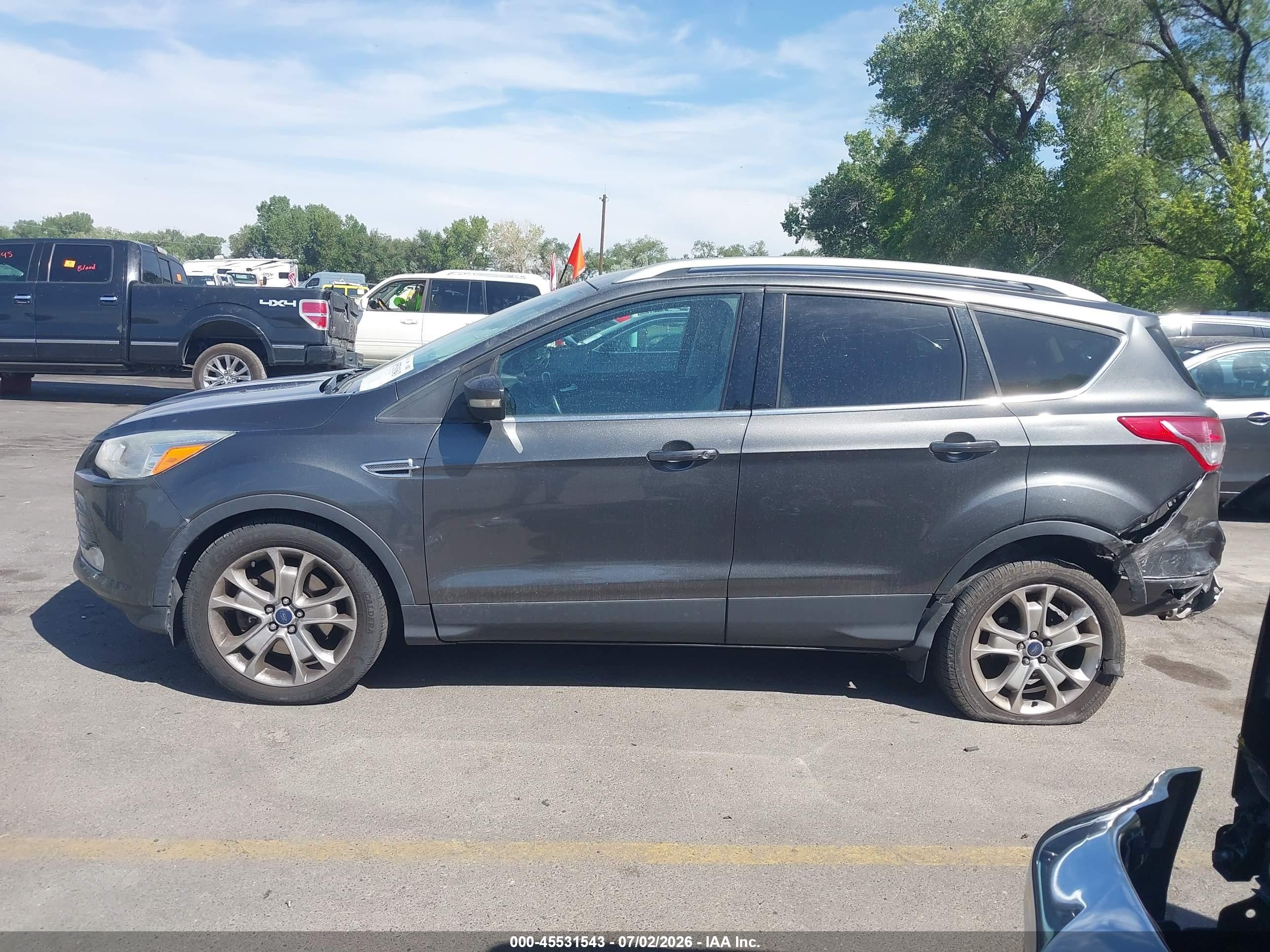 2015 Ford Escape Titanium Gray vin: 1FMCU9J99FUC06594