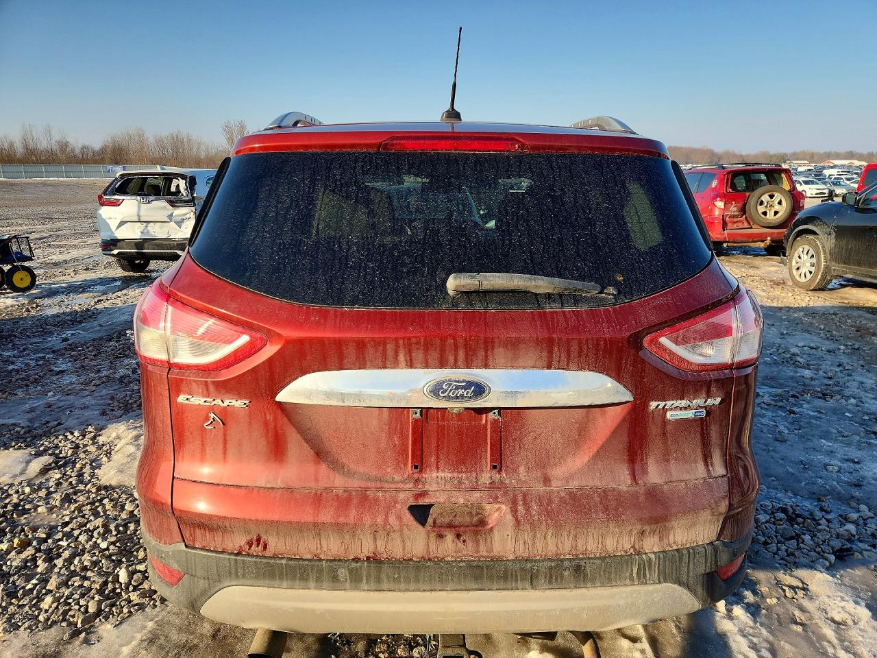 2015 Ford Escape Titanium Brown vin: 1FMCU9J99FUC14551
