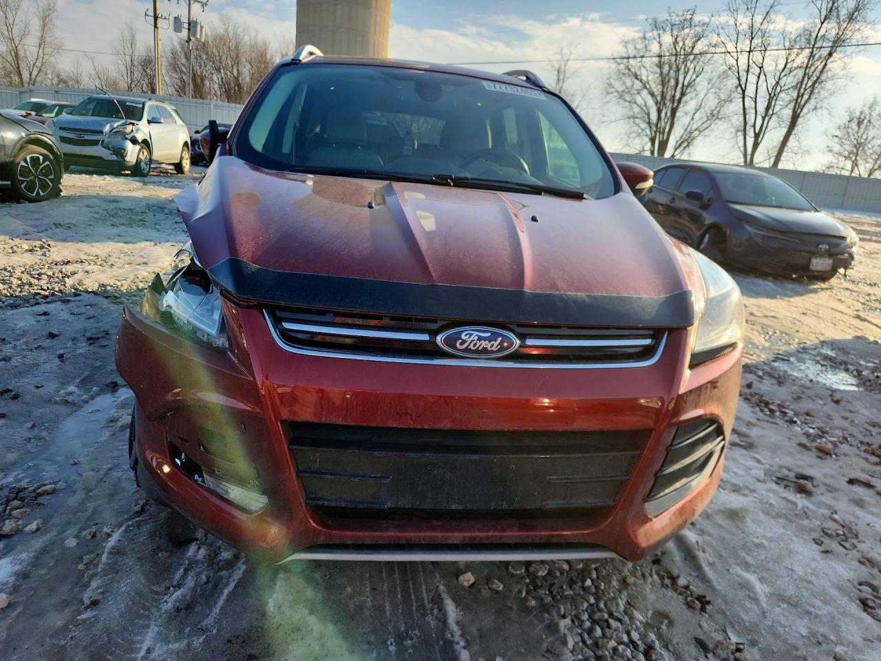 2015 Ford Escape Titanium Brown vin: 1FMCU9J99FUC14551
