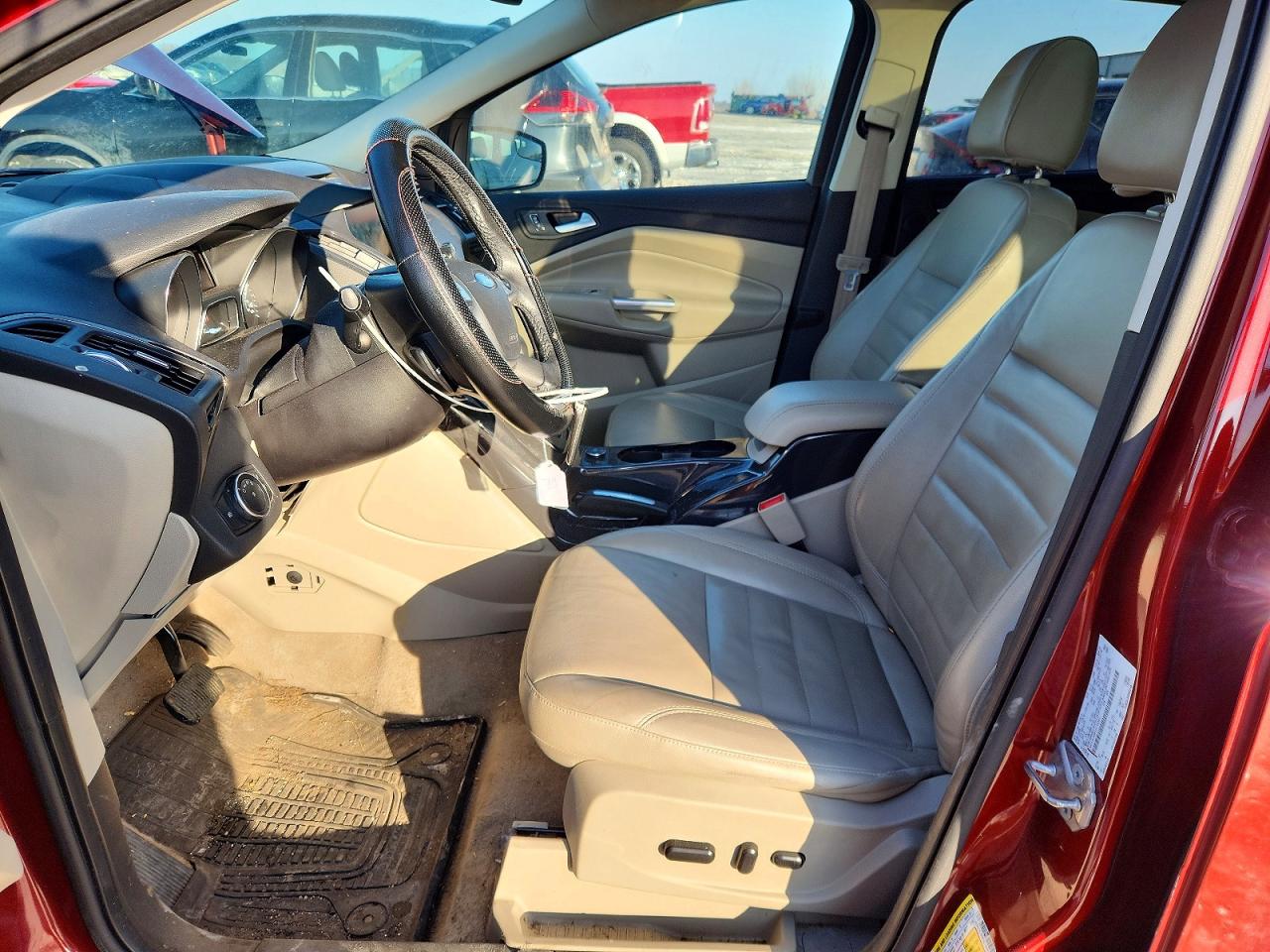 2015 Ford Escape Titanium Brown vin: 1FMCU9J99FUC14551