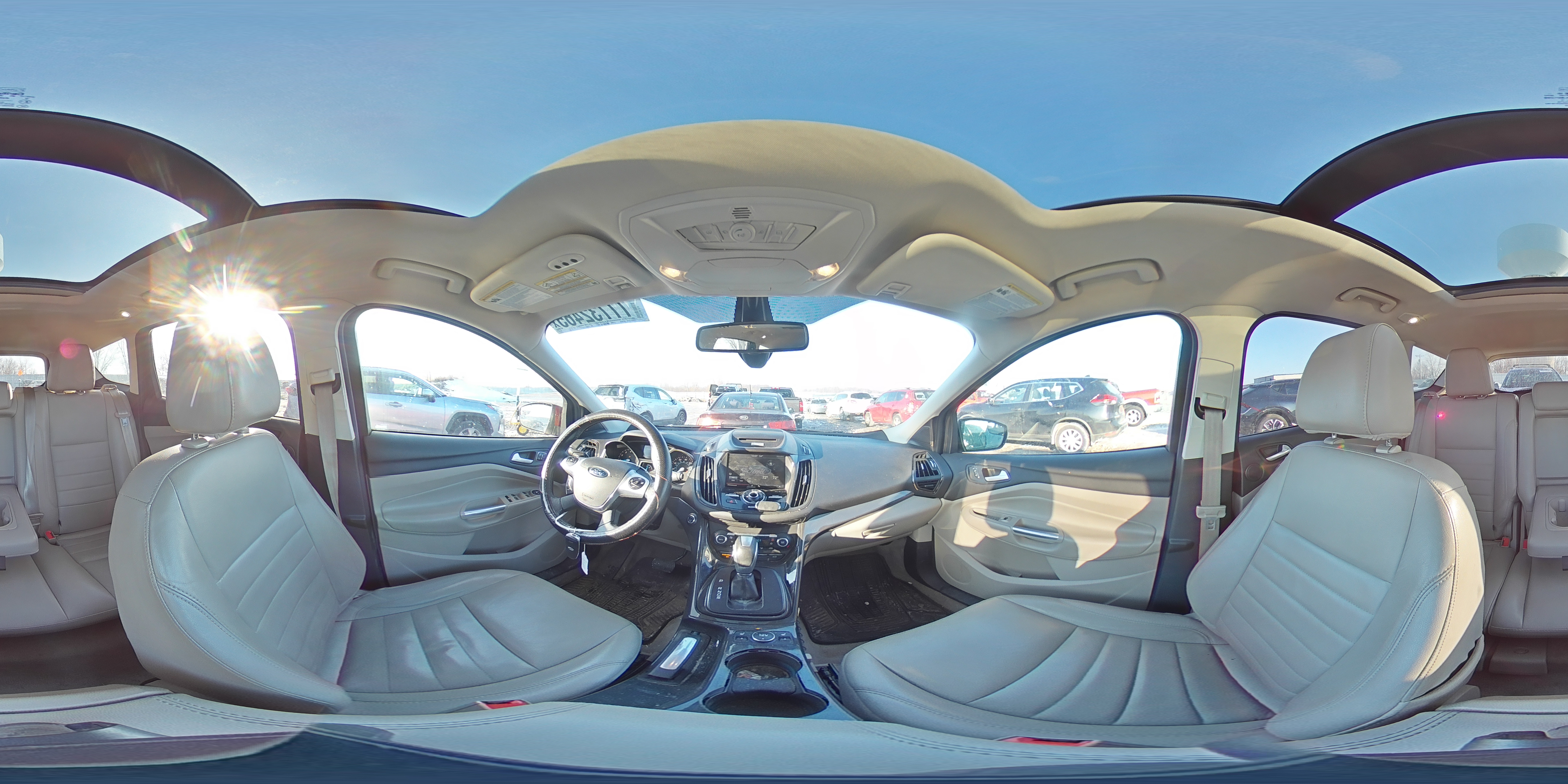 2015 Ford Escape Titanium Brown vin: 1FMCU9J99FUC14551