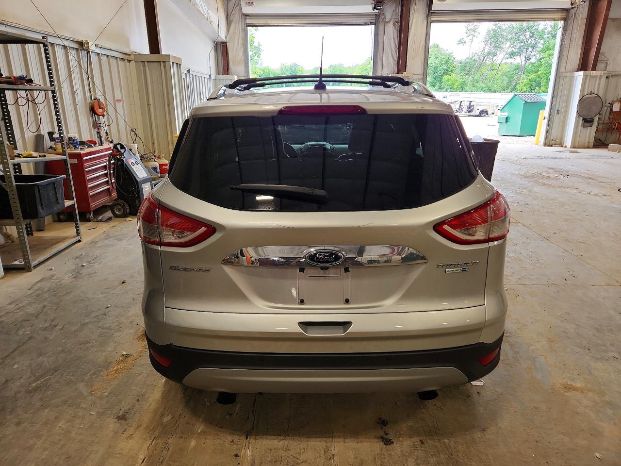 2015 Ford Escape Titanium Silver vin: 1FMCU9J99FUC64351