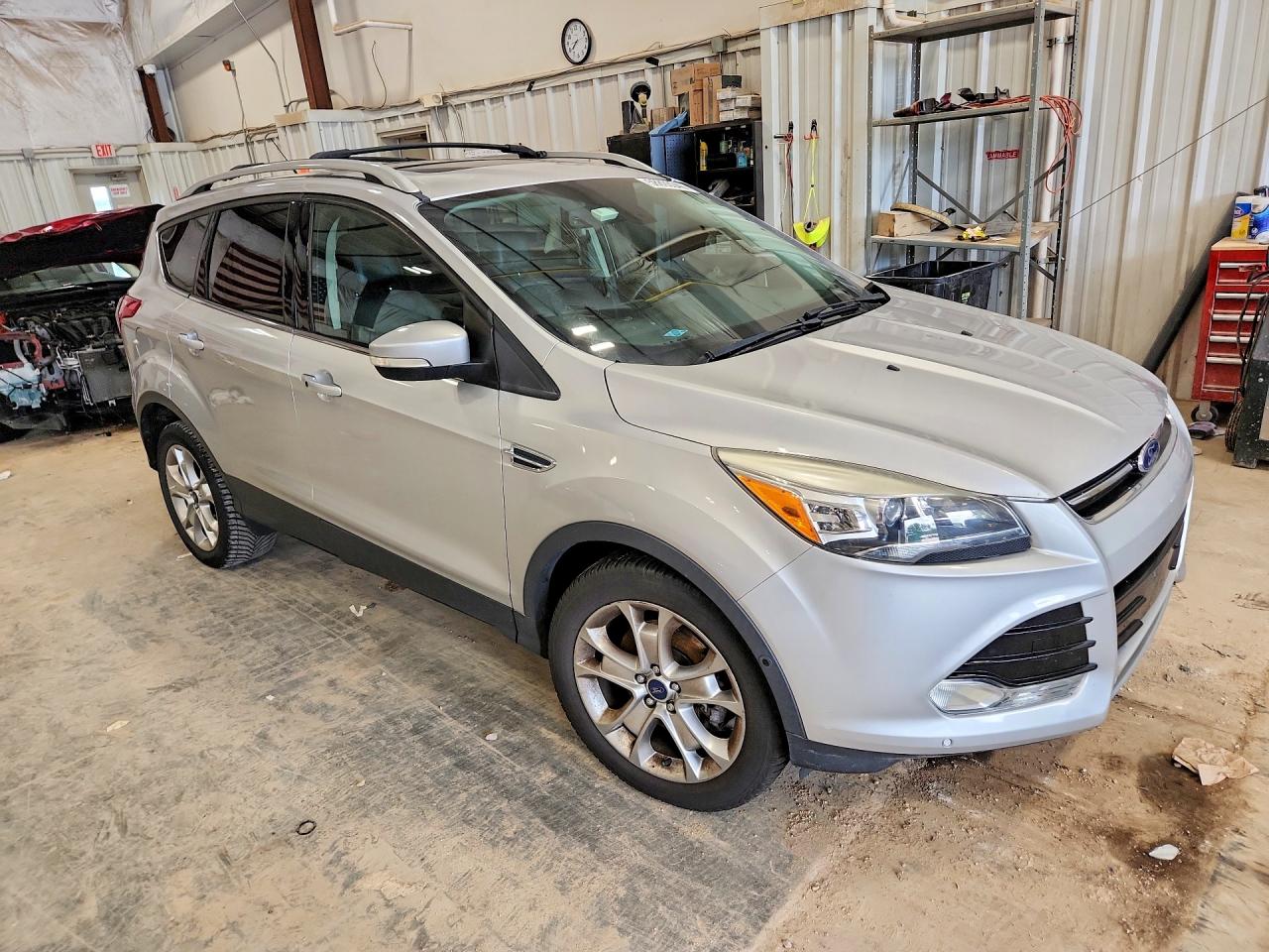 2015 Ford Escape Titanium Silver vin: 1FMCU9J99FUC64351