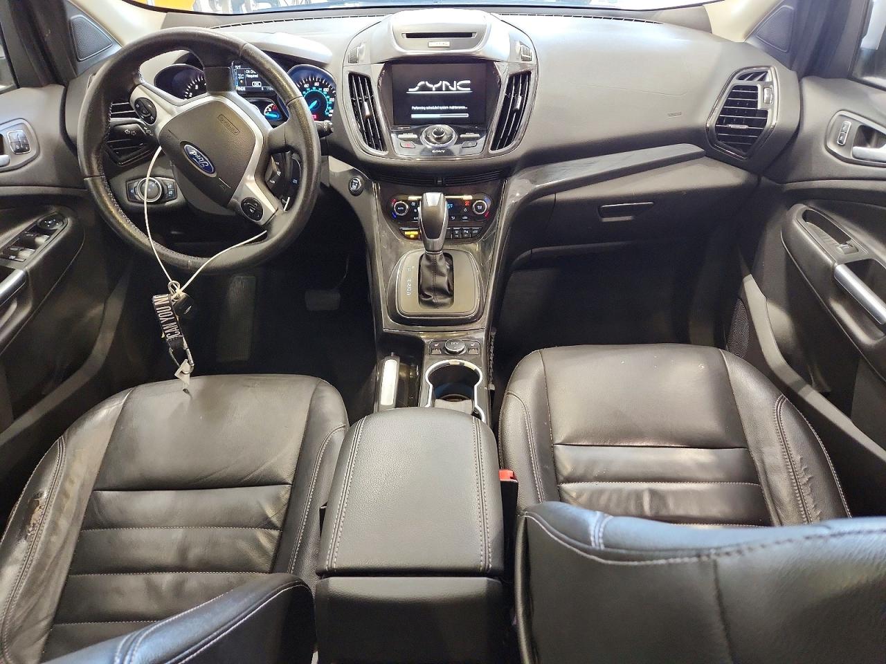 2015 Ford Escape Titanium Silver vin: 1FMCU9J99FUC64351