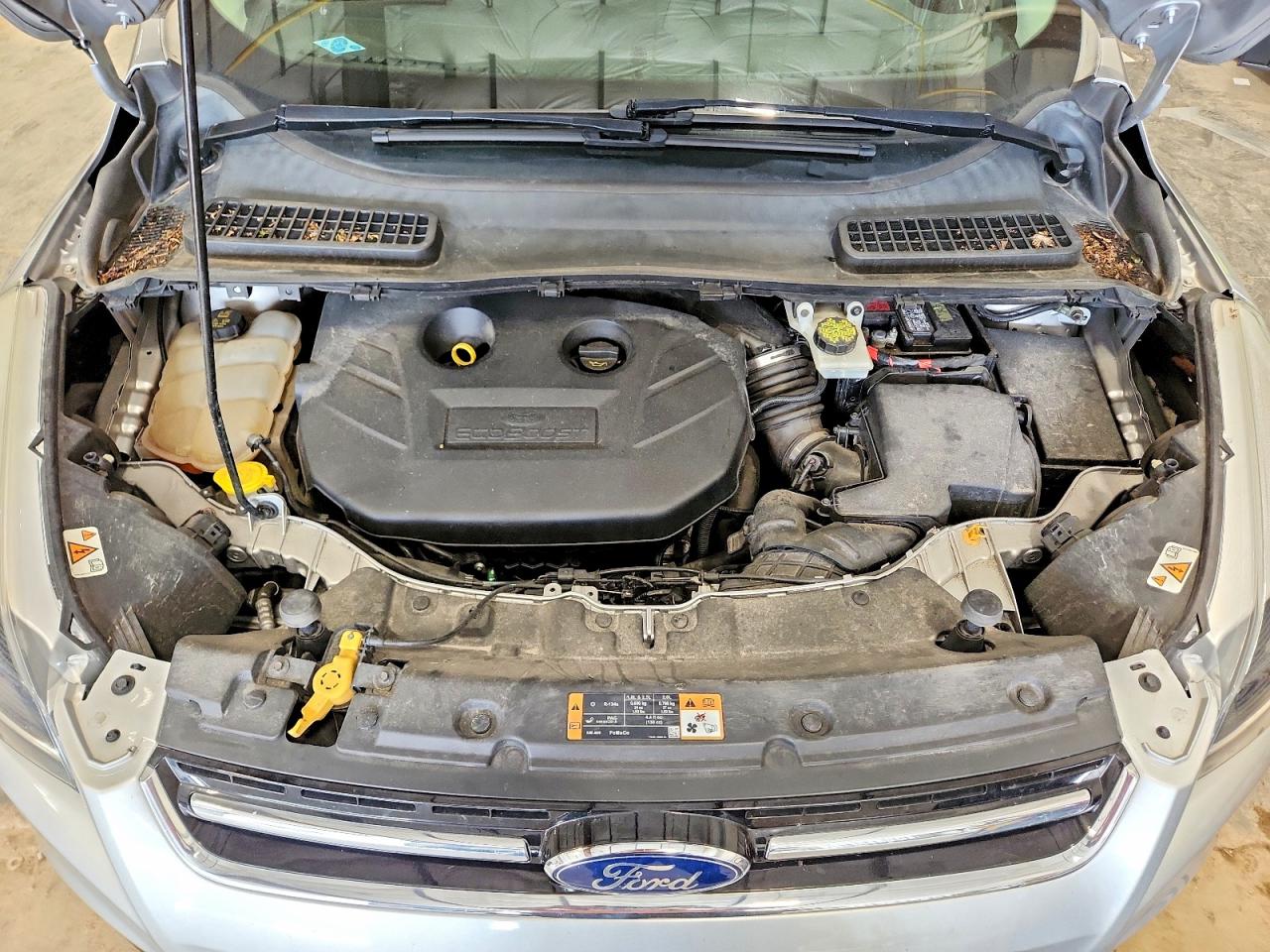 2015 Ford Escape Titanium Silver vin: 1FMCU9J99FUC64351