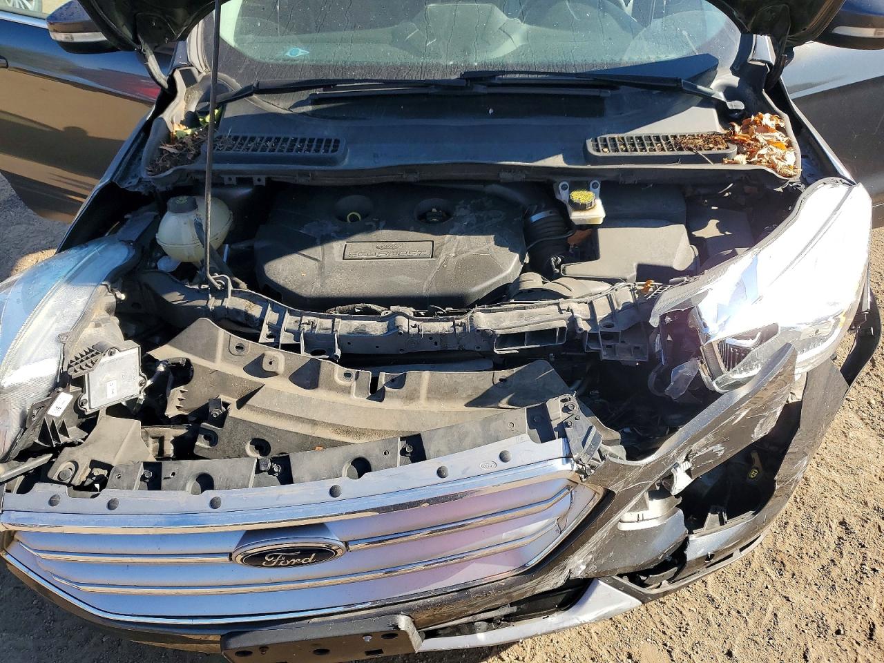 2017 Ford Escape Titanium Charcoal vin: 1FMCU9J99HUB65547