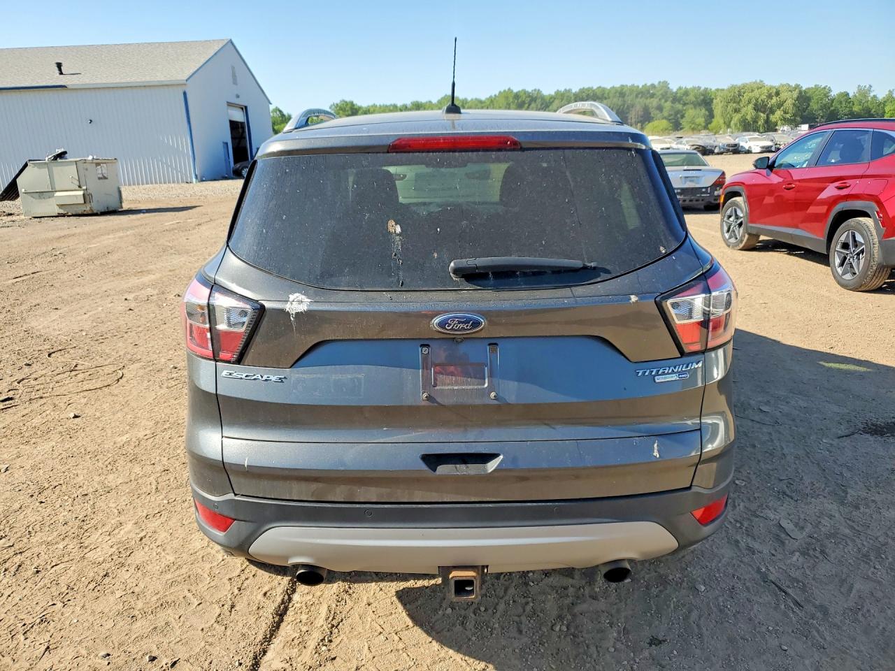 2017 Ford Escape Titanium Charcoal vin: 1FMCU9J99HUB65547