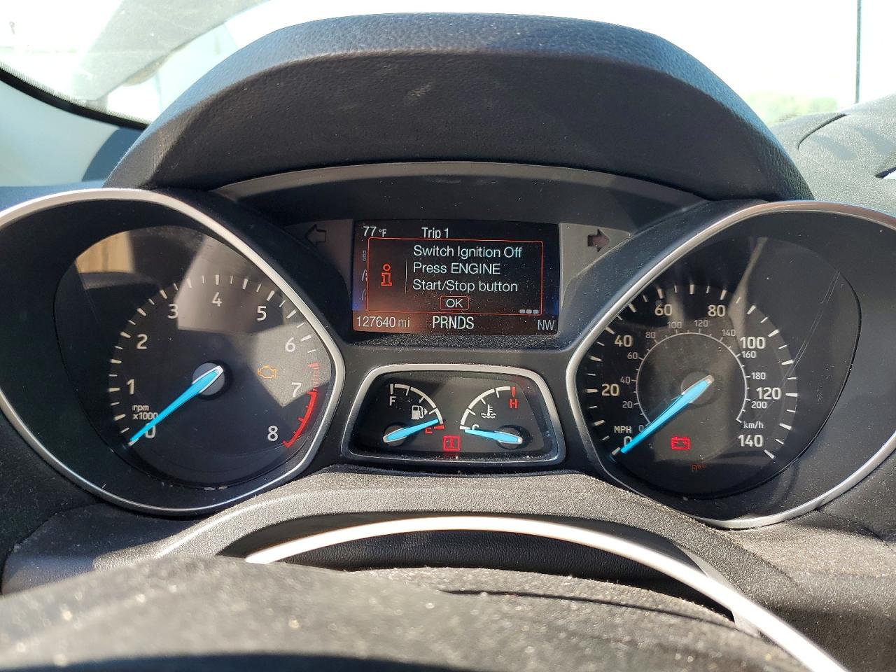 2017 Ford Escape Titanium Charcoal vin: 1FMCU9J99HUB65547