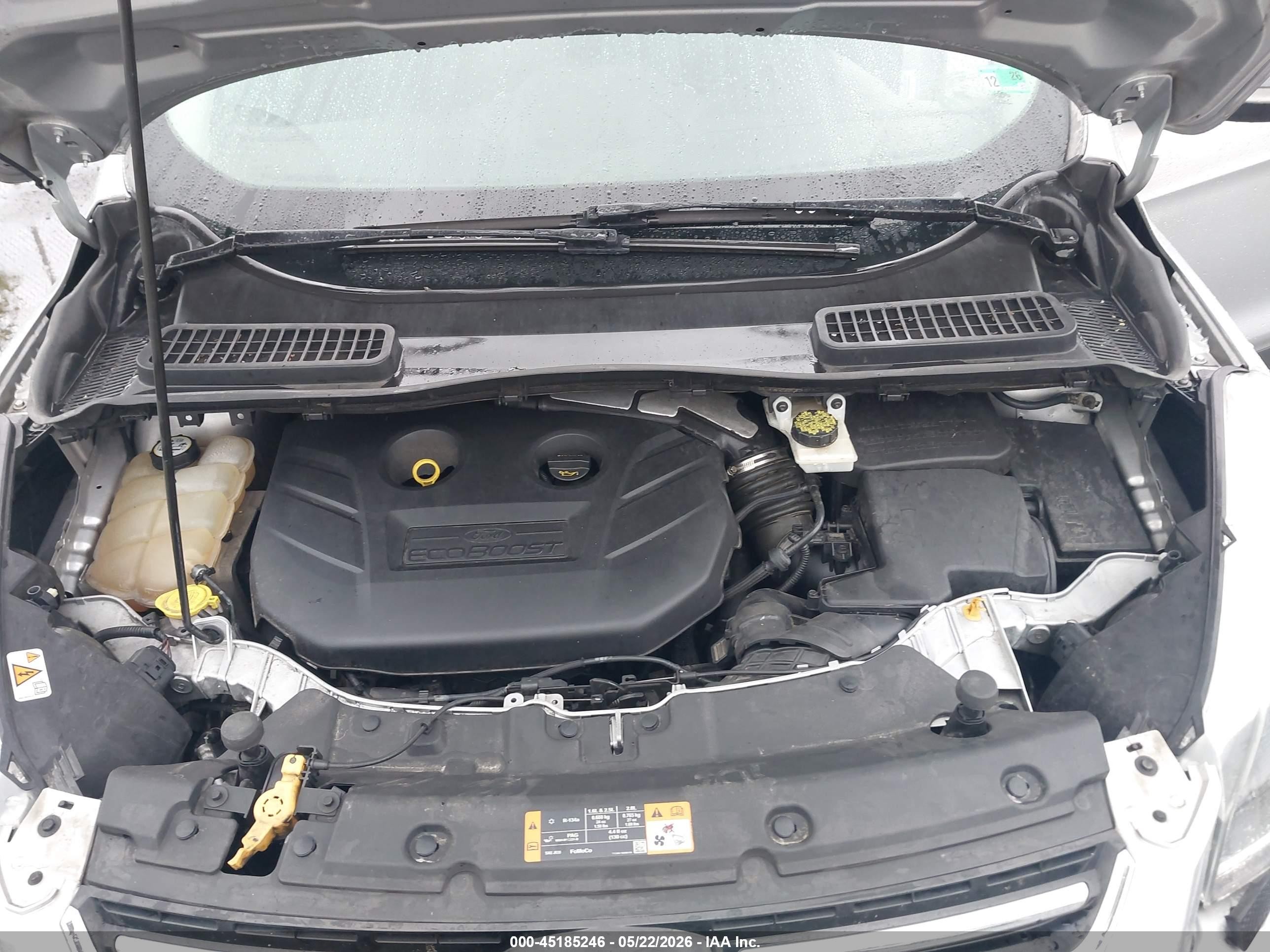 2013 Ford Escape Titanium Silver vin: 1FMCU9J9XDUA72174