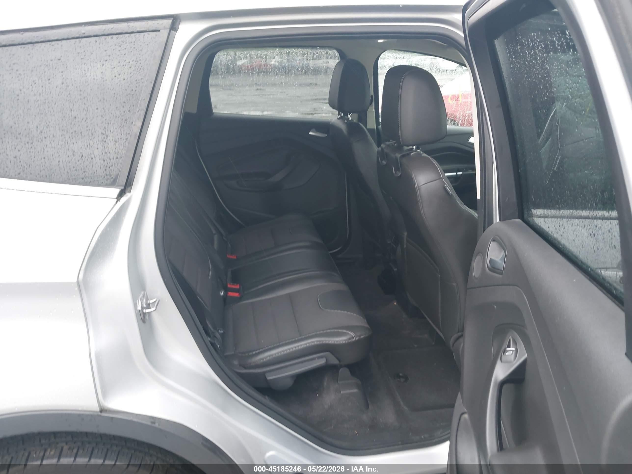 2013 Ford Escape Titanium Silver vin: 1FMCU9J9XDUA72174