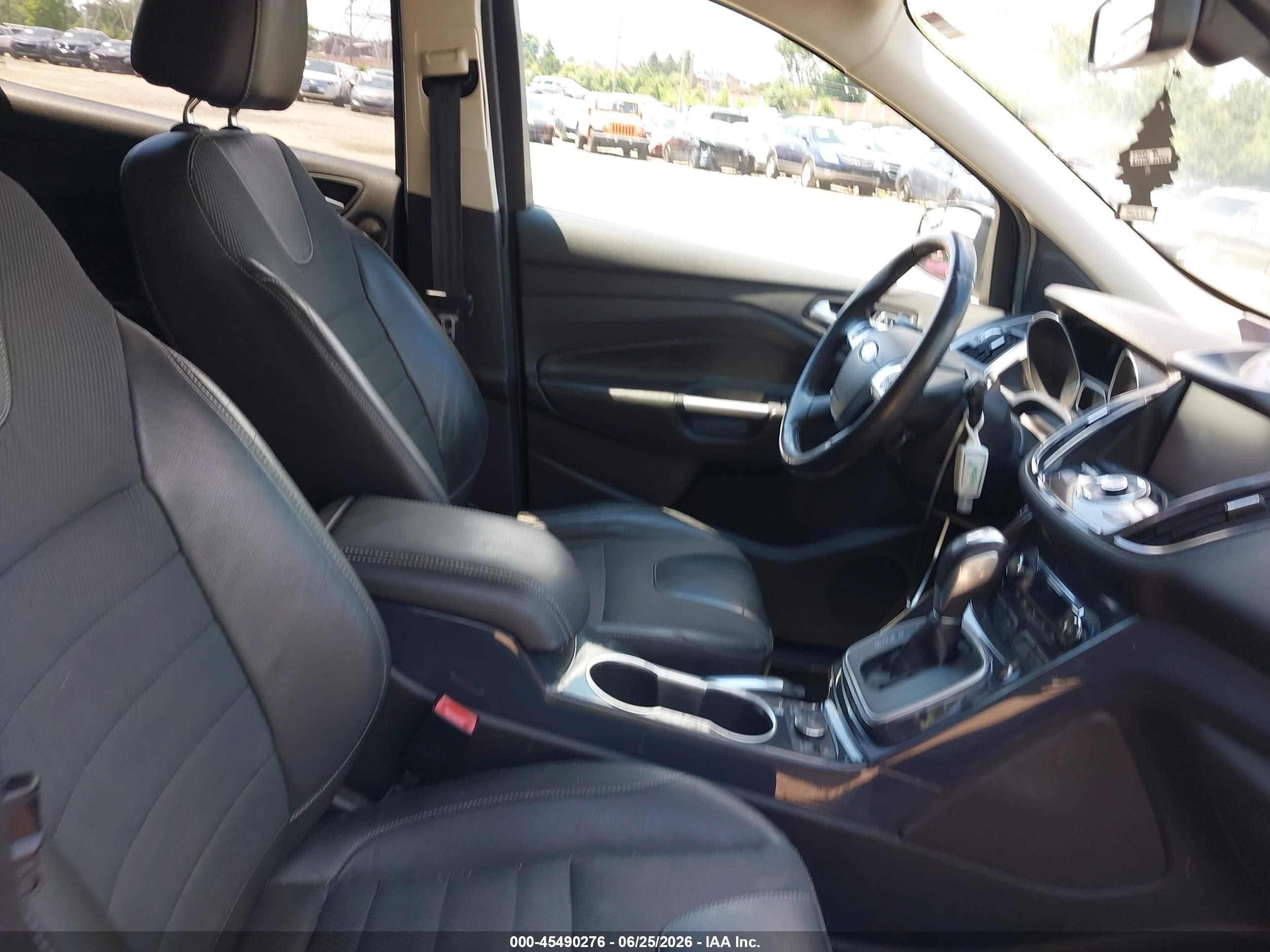 2013 Ford Escape Titanium Green vin: 1FMCU9J9XDUB19882