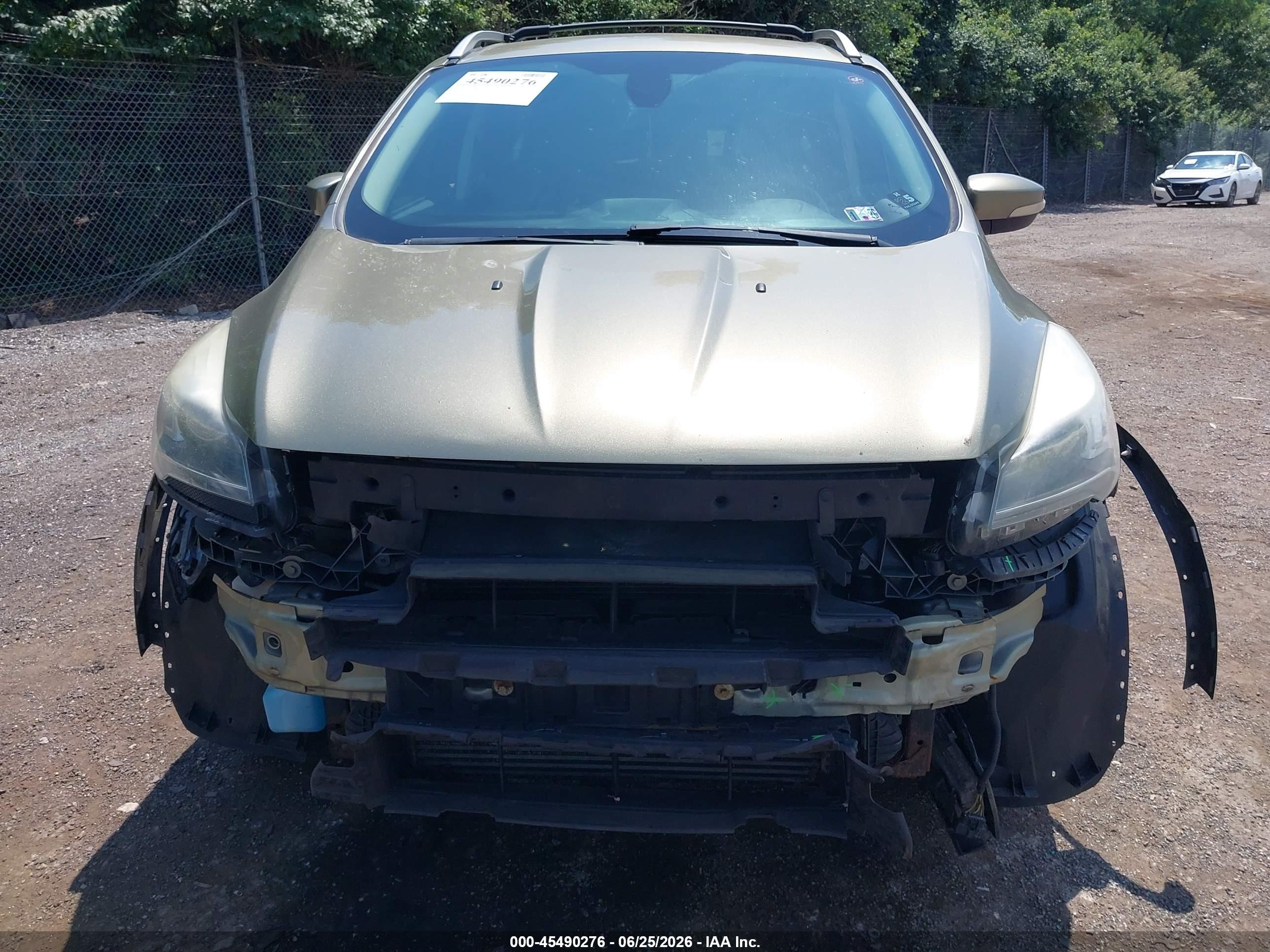 2013 Ford Escape Titanium Green vin: 1FMCU9J9XDUB19882
