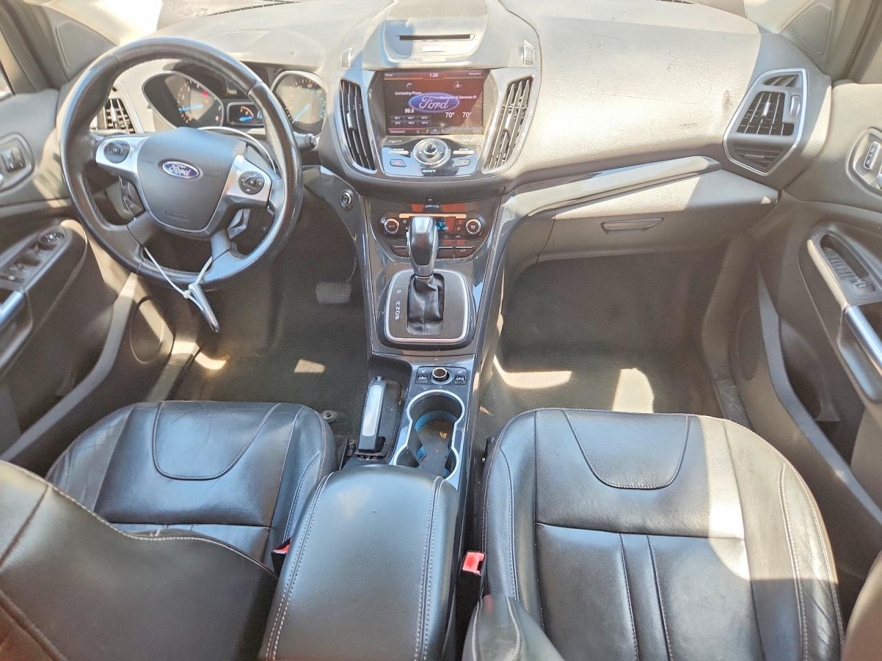 2013 Ford Escape Titanium Green vin: 1FMCU9J9XDUB90578