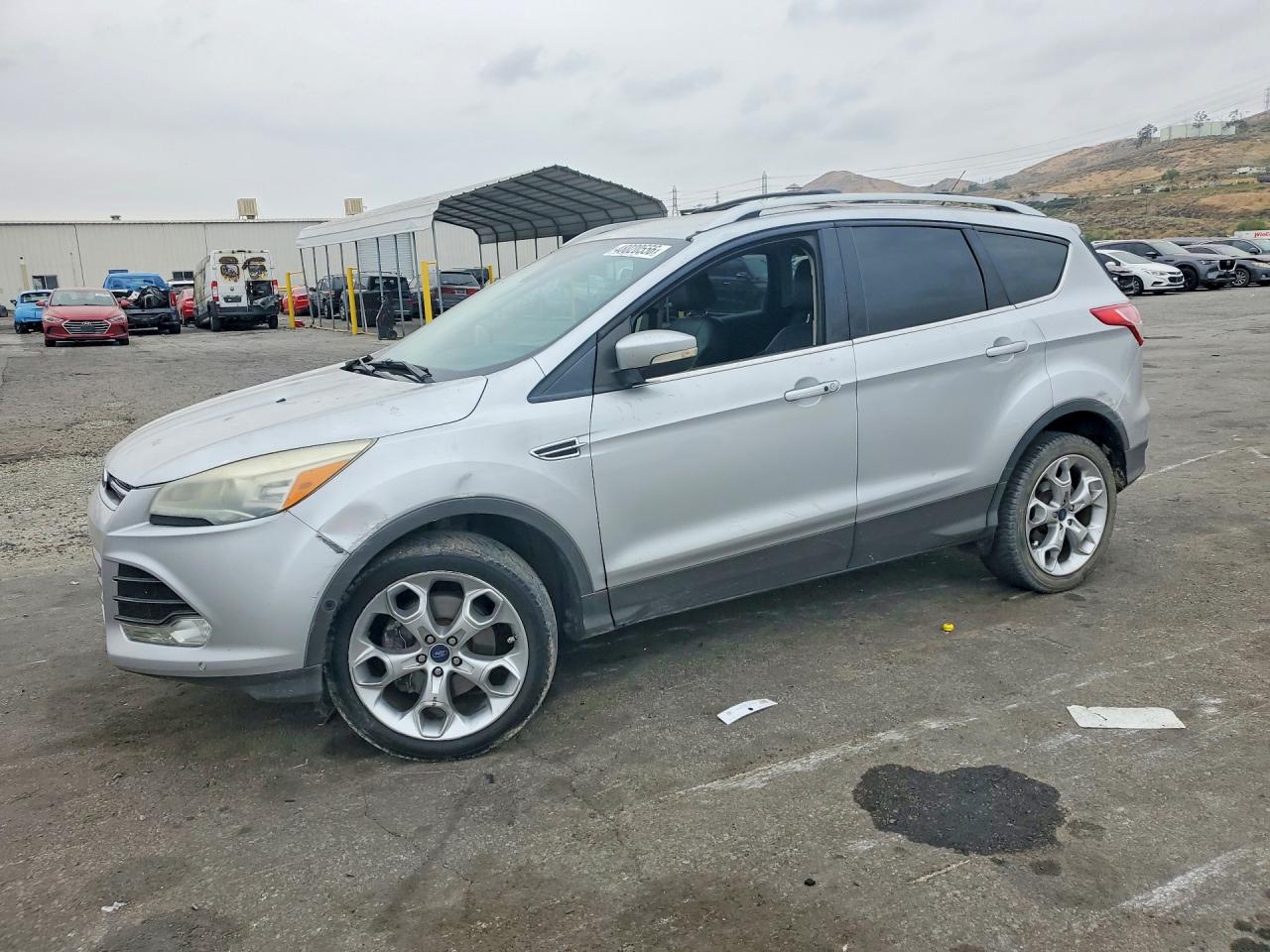 2013 Ford Escape Titanium Silver vin: 1FMCU9J9XDUC62511