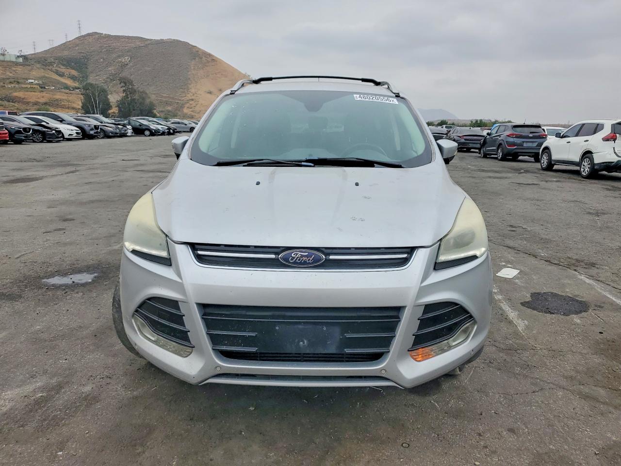 2013 Ford Escape Titanium Silver vin: 1FMCU9J9XDUC62511