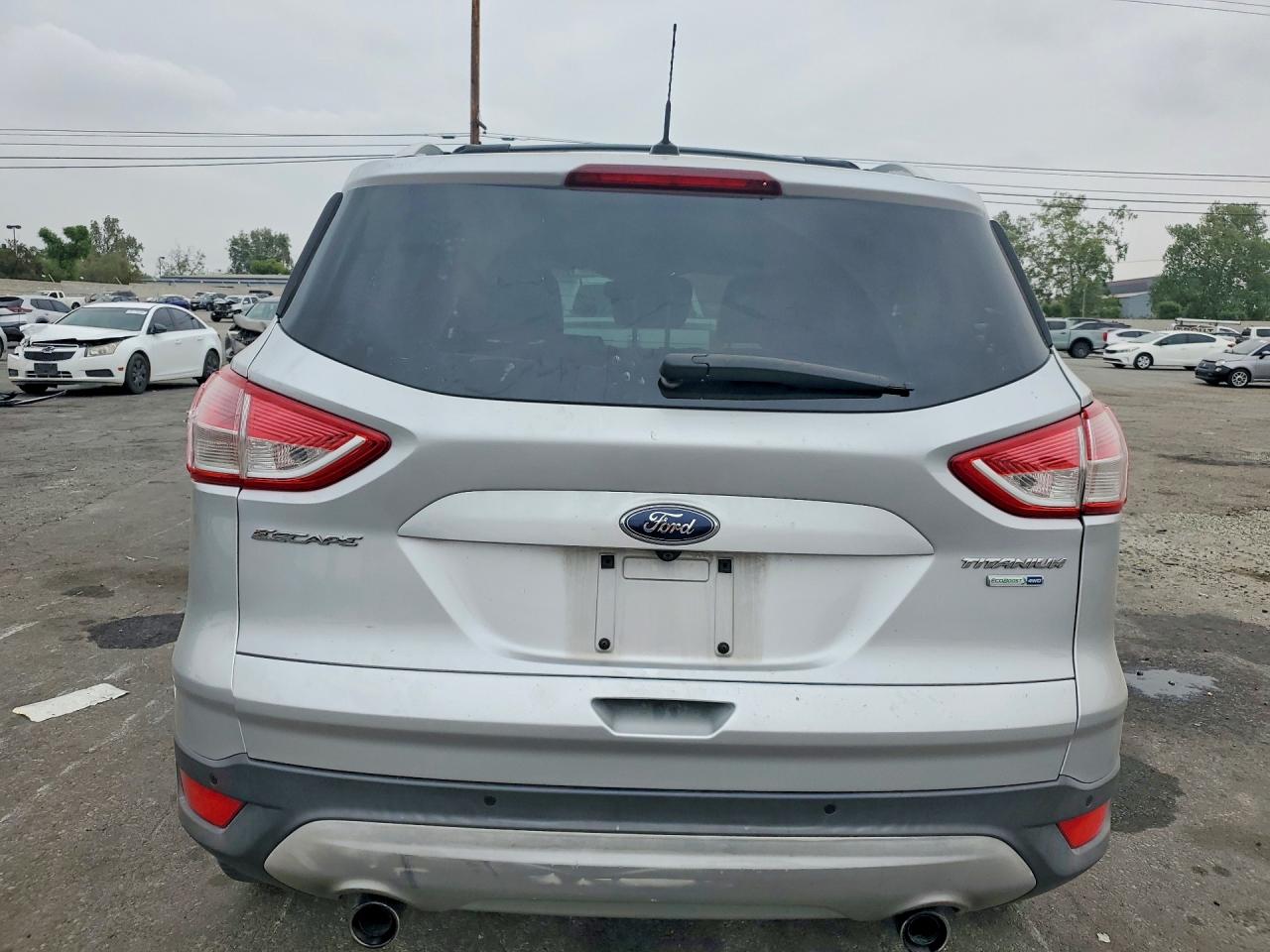 2013 Ford Escape Titanium Silver vin: 1FMCU9J9XDUC62511