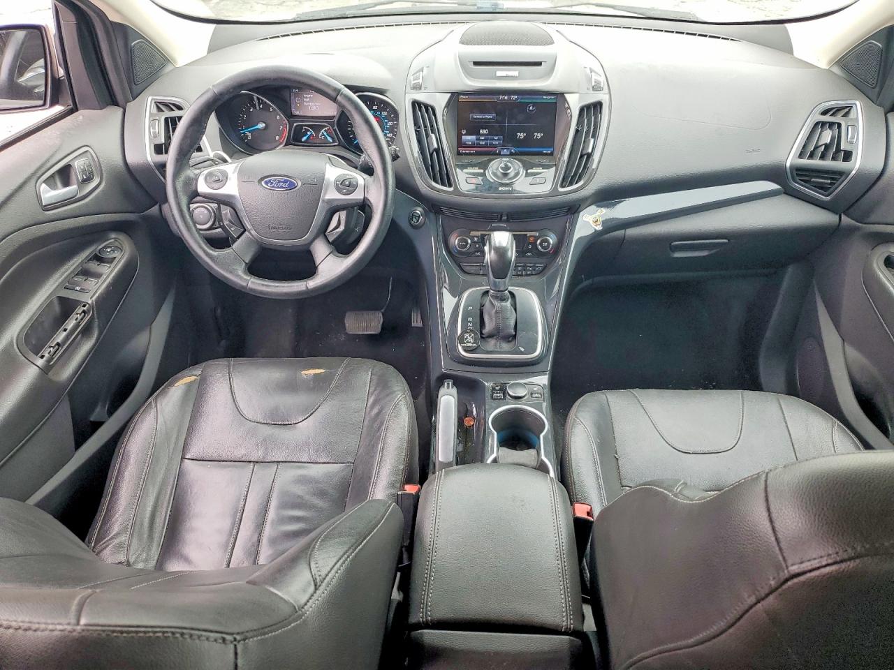 2013 Ford Escape Titanium Silver vin: 1FMCU9J9XDUC62511