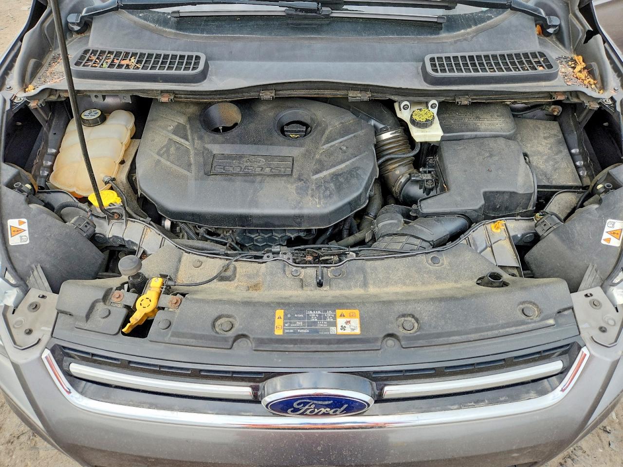 2013 Ford Escape Titanium Gray vin: 1FMCU9J9XDUC66624