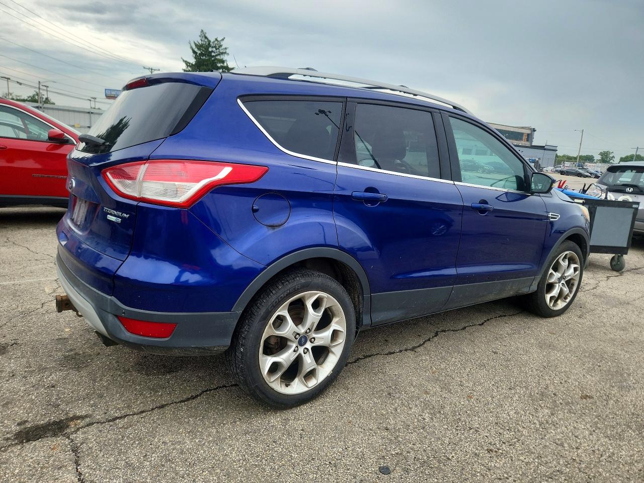 2013 Ford Escape Titanium Blue vin: 1FMCU9J9XDUD91557