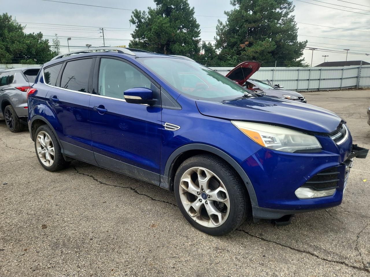 2013 Ford Escape Titanium Blue vin: 1FMCU9J9XDUD91557