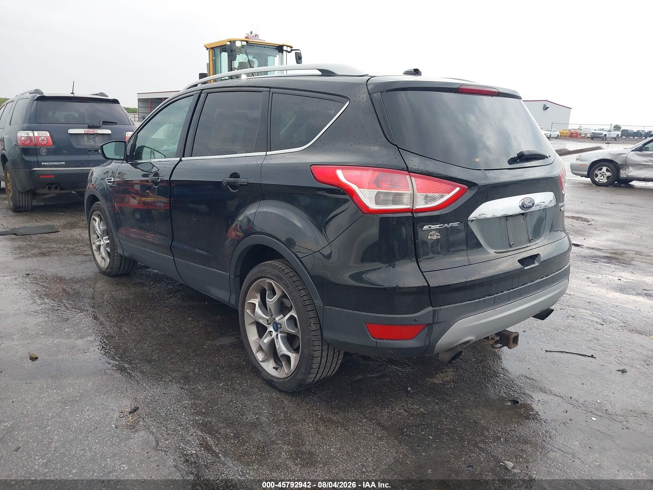 2014 Ford Escape Titanium Black vin: 1FMCU9J9XEUA13367