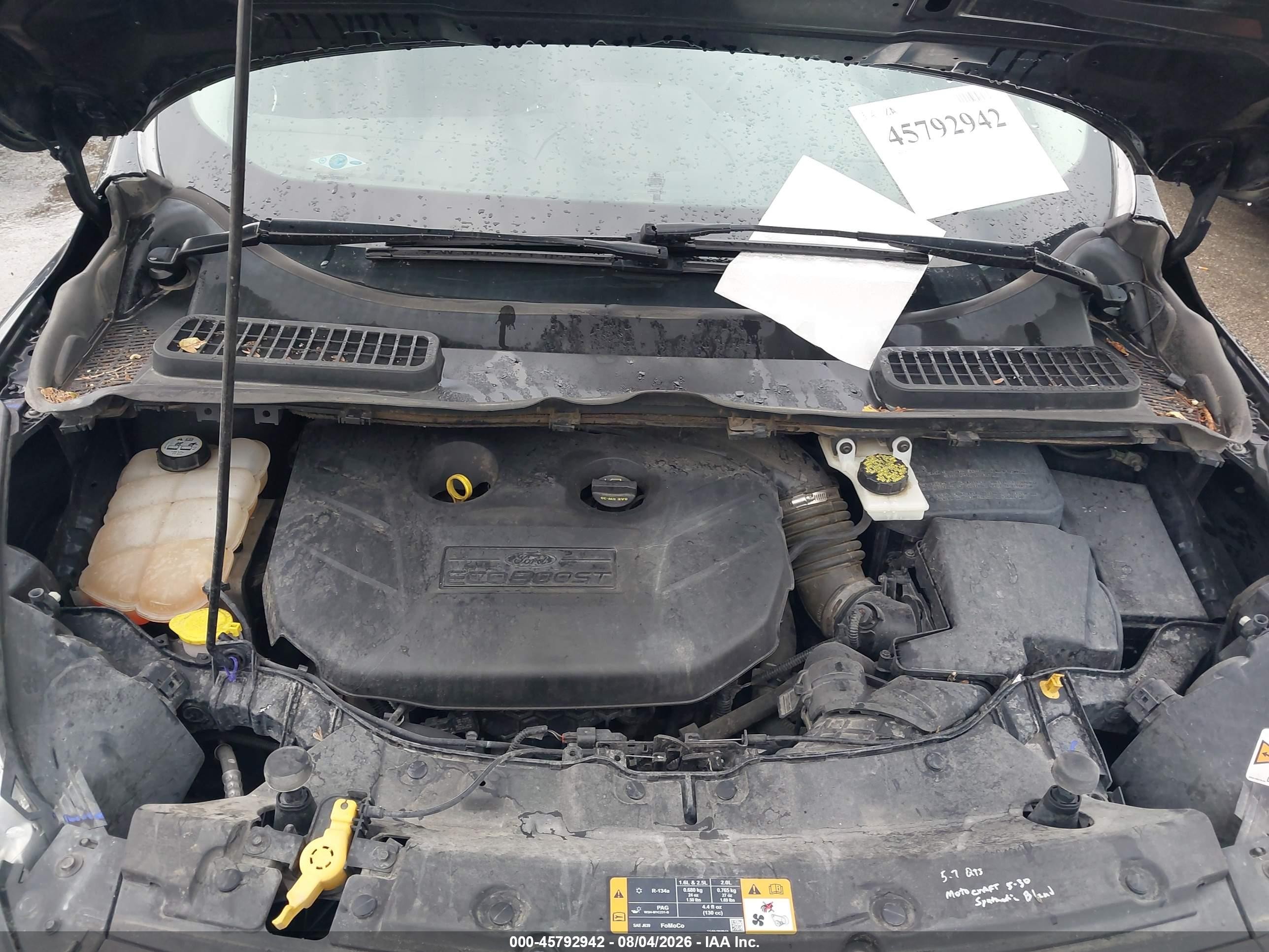 2014 Ford Escape Titanium Black vin: 1FMCU9J9XEUA13367
