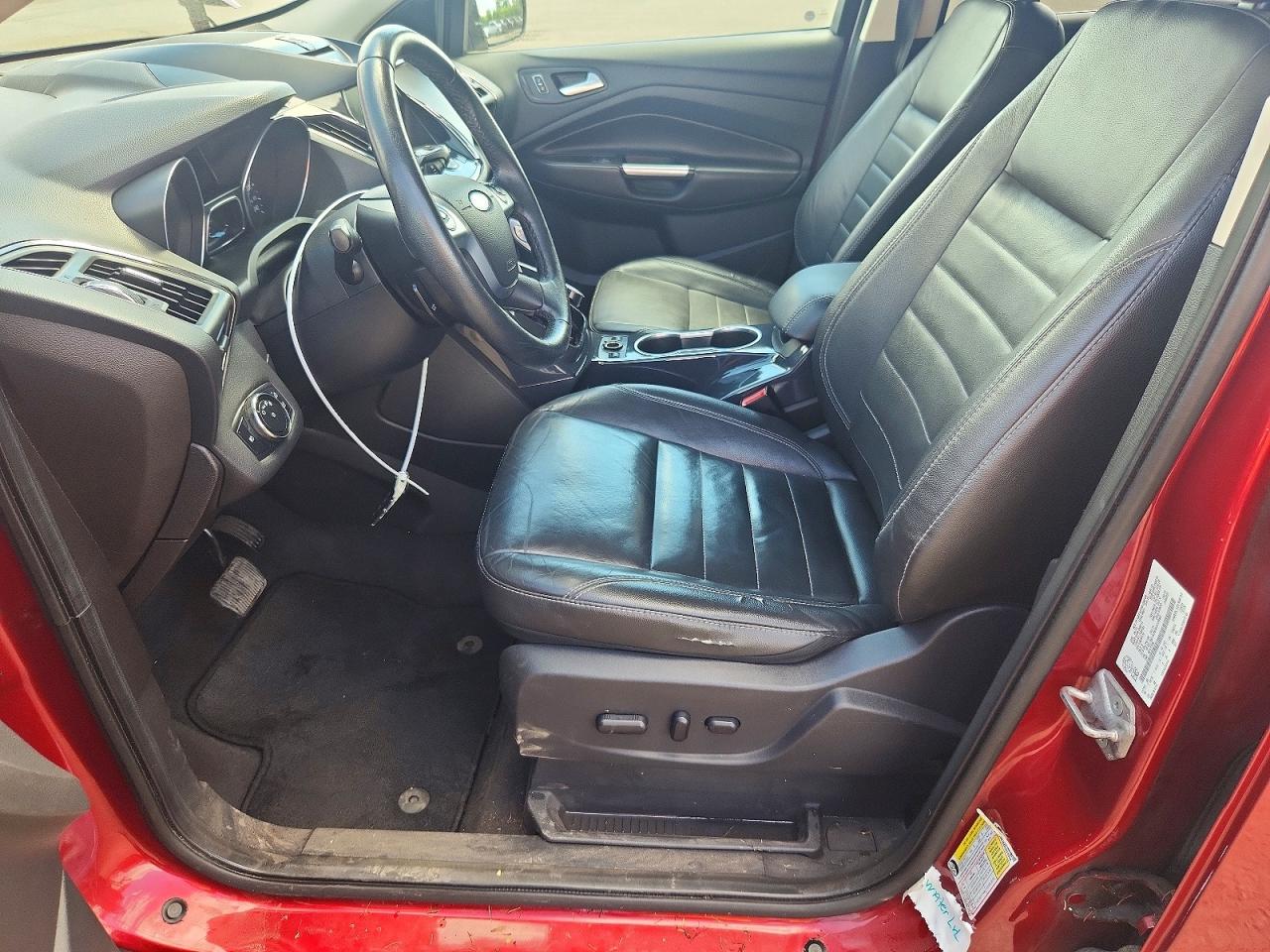2014 Ford Escape Titanium Красный vin: 1FMCU9J9XEUA16592