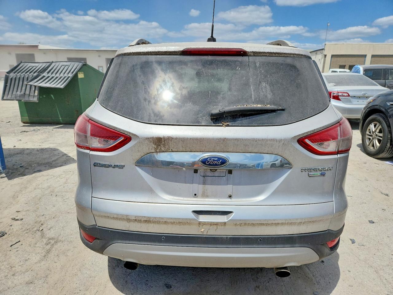 2014 Ford Escape Titanium Silver vin: 1FMCU9J9XEUA36860