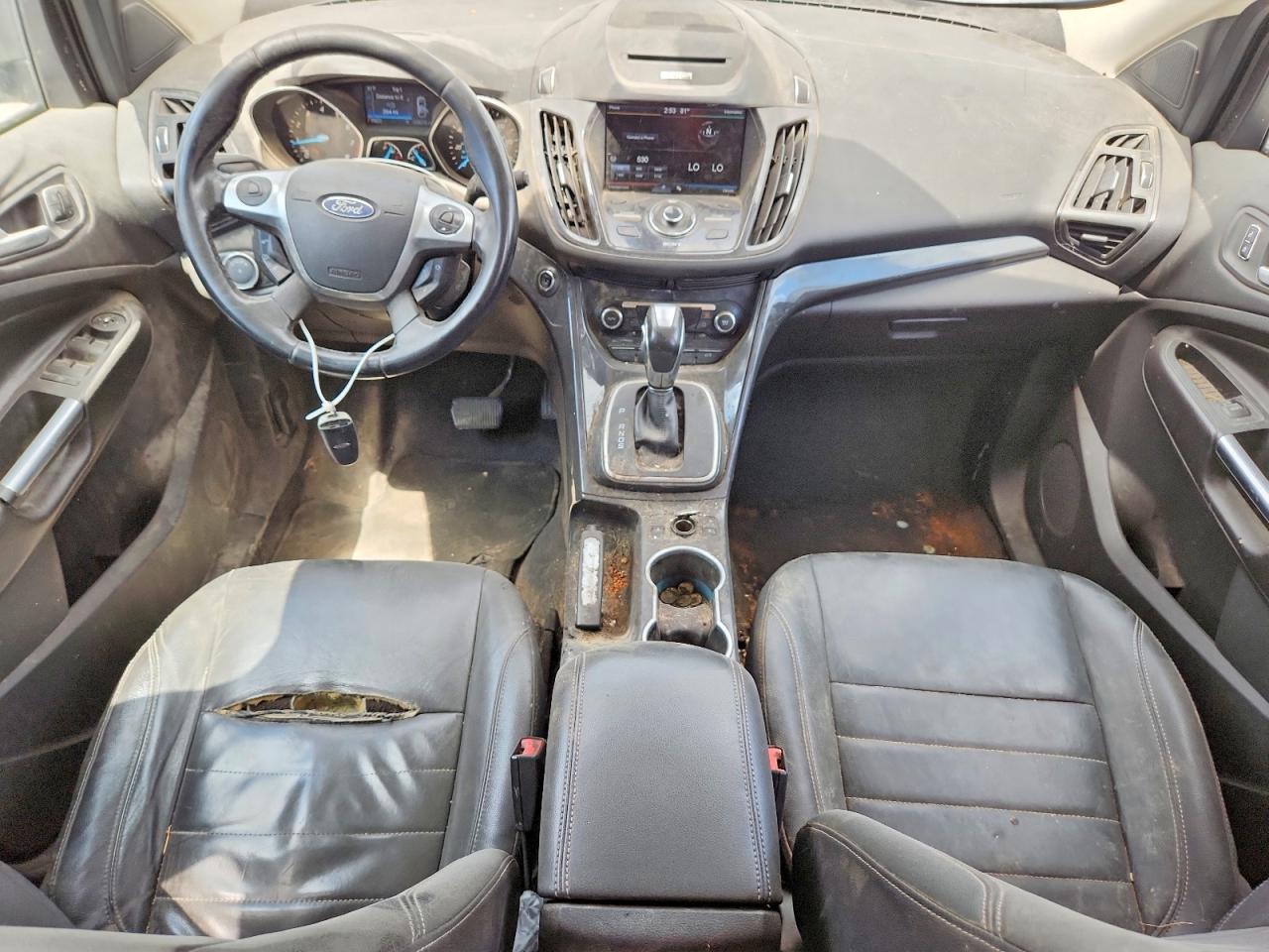 2014 Ford Escape Titanium Silver vin: 1FMCU9J9XEUA36860
