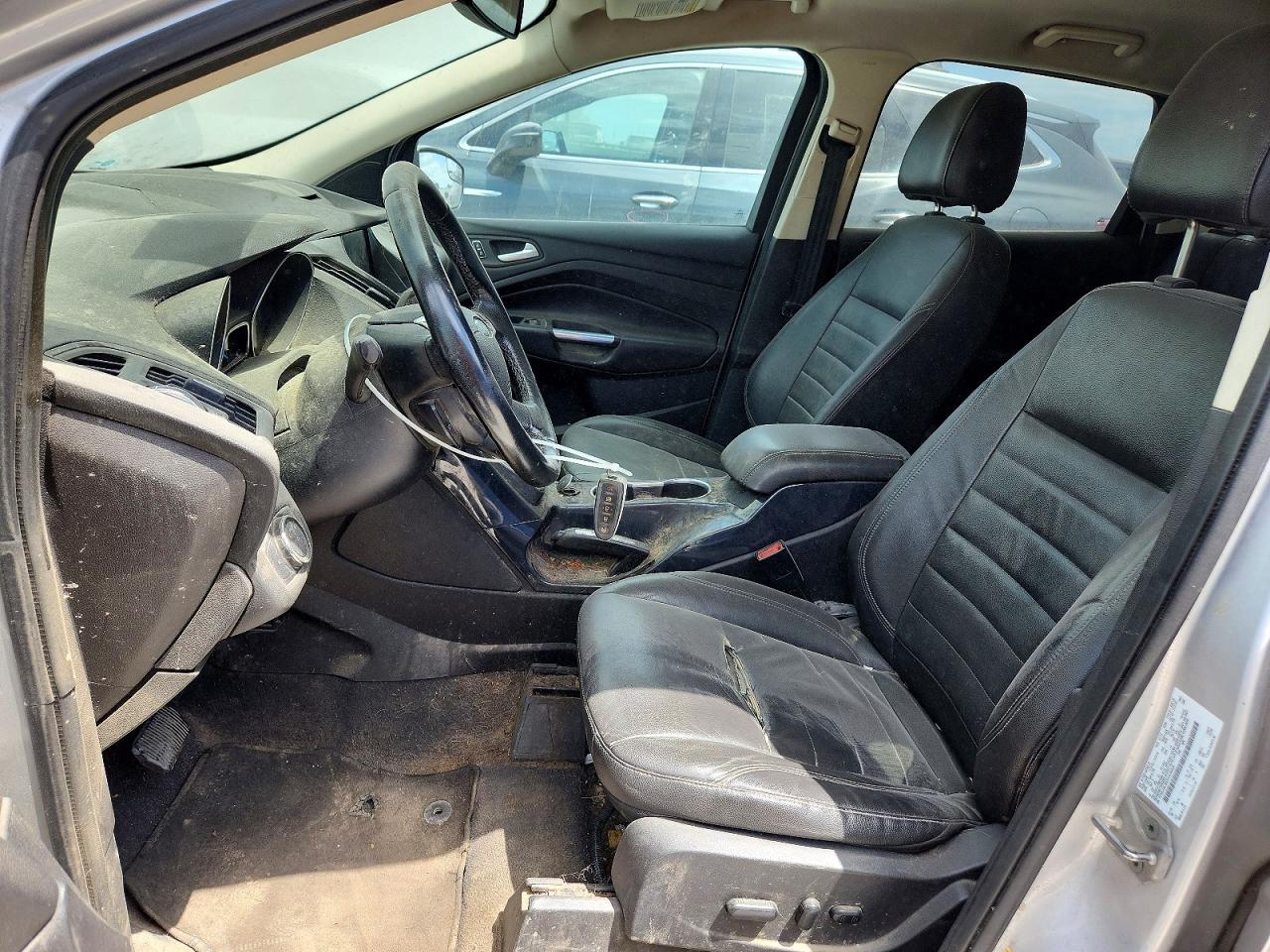 2014 Ford Escape Titanium Silver vin: 1FMCU9J9XEUA36860