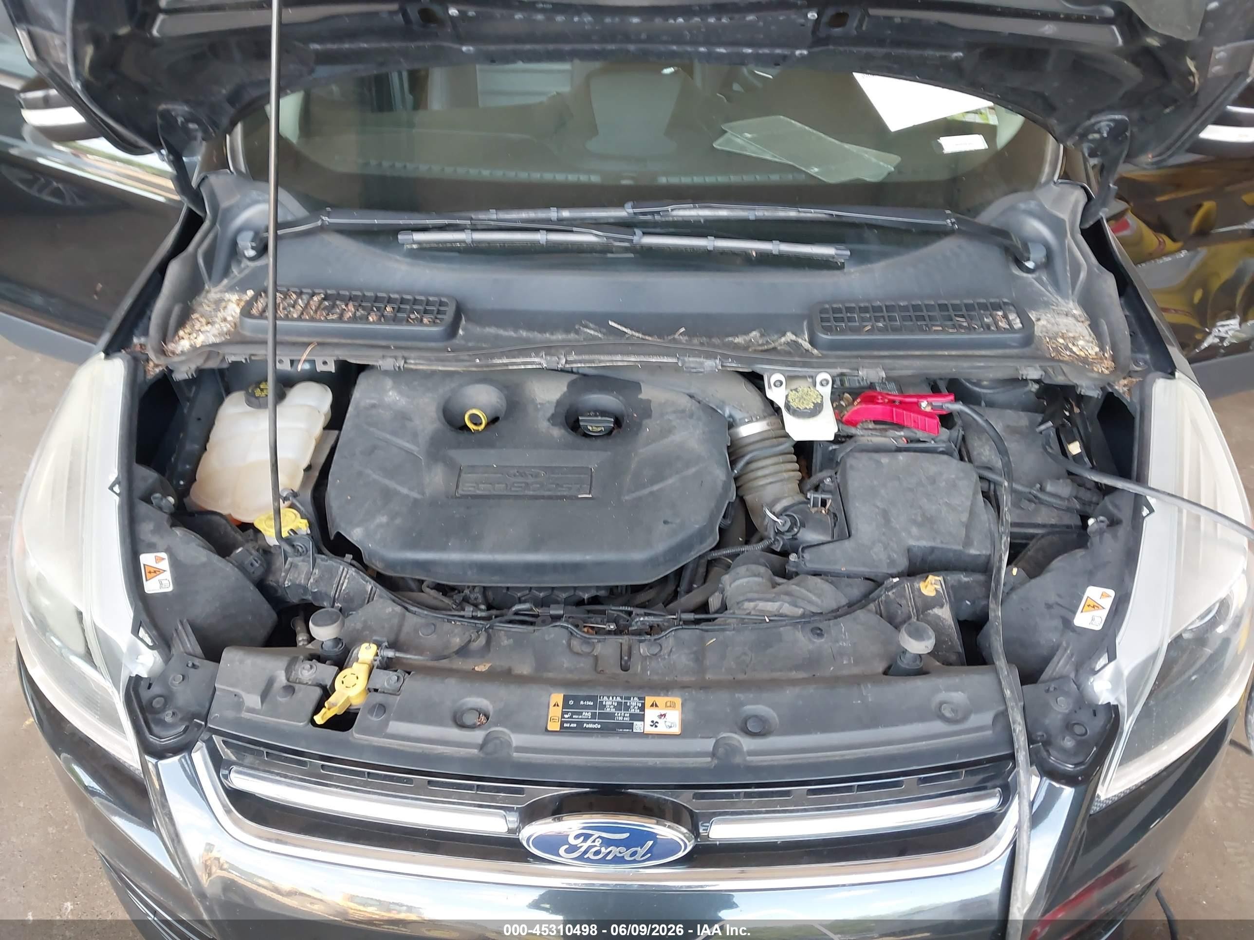 2014 Ford Escape Titanium Black vin: 1FMCU9J9XEUA70782