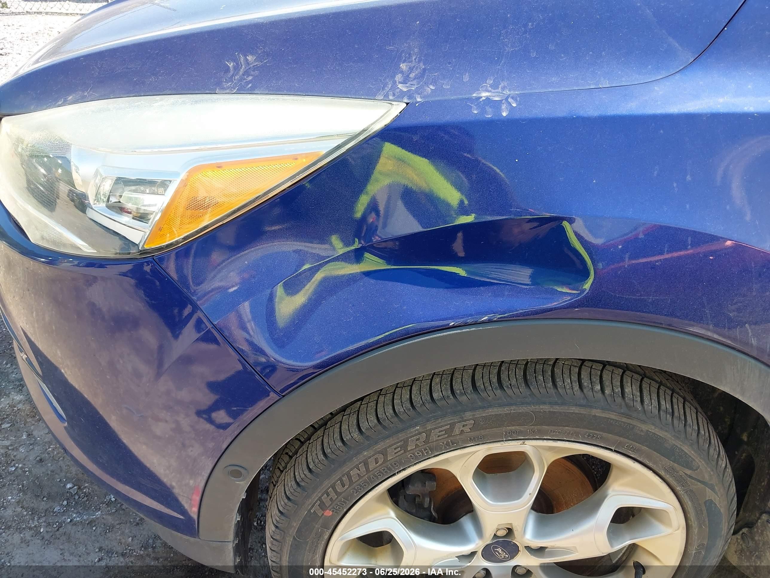 2014 Ford Escape Titanium Blue vin: 1FMCU9J9XEUA84598