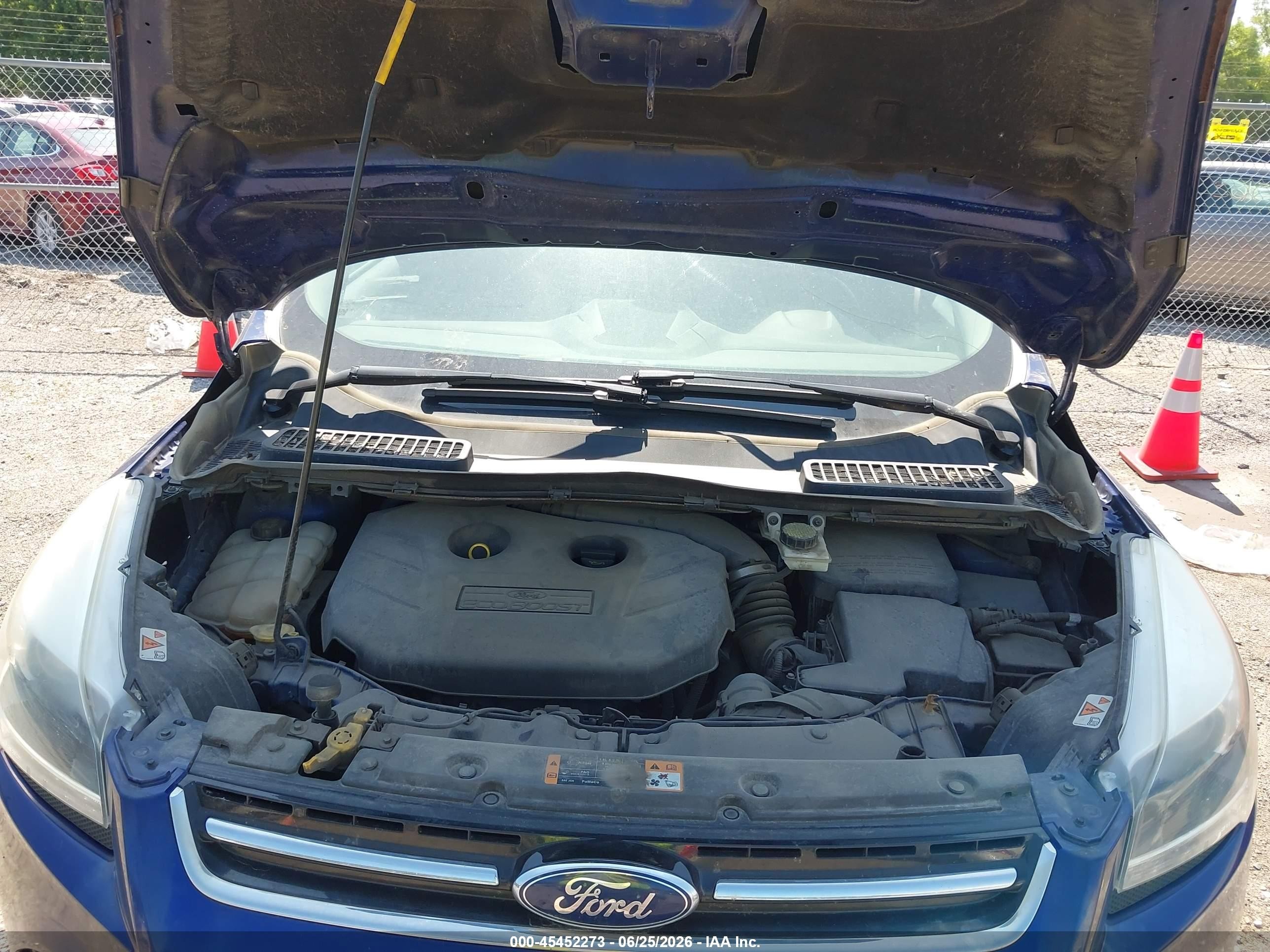 2014 Ford Escape Titanium Blue vin: 1FMCU9J9XEUA84598
