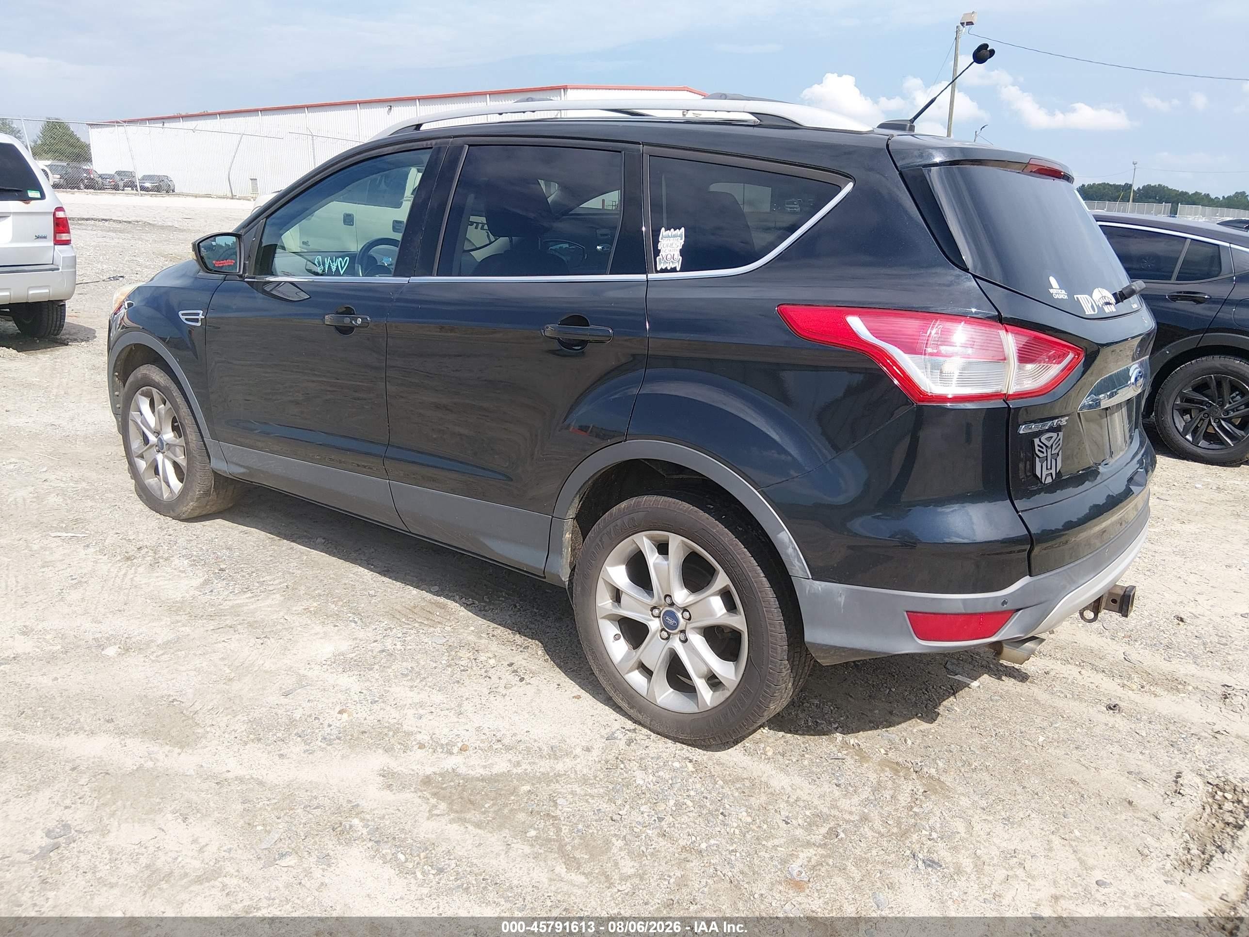 2014 Ford Escape Titanium Black vin: 1FMCU9J9XEUA98873