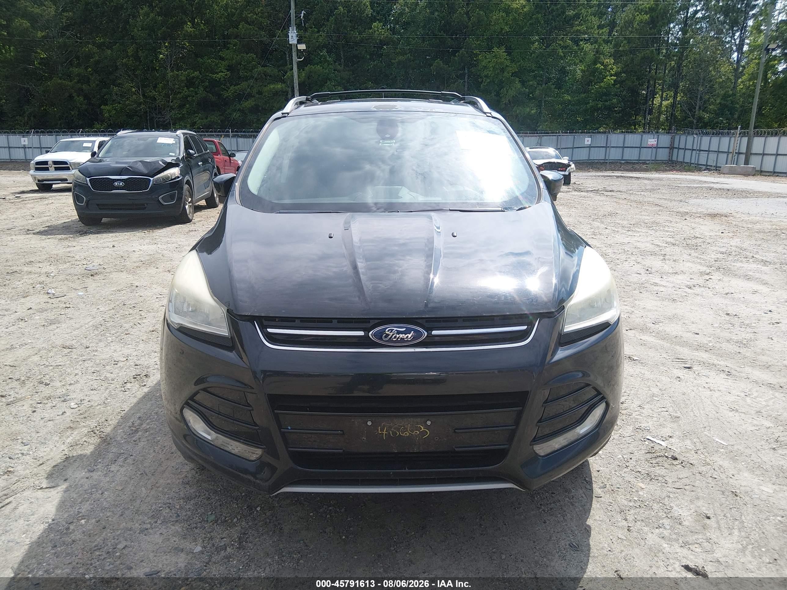2014 Ford Escape Titanium Black vin: 1FMCU9J9XEUA98873