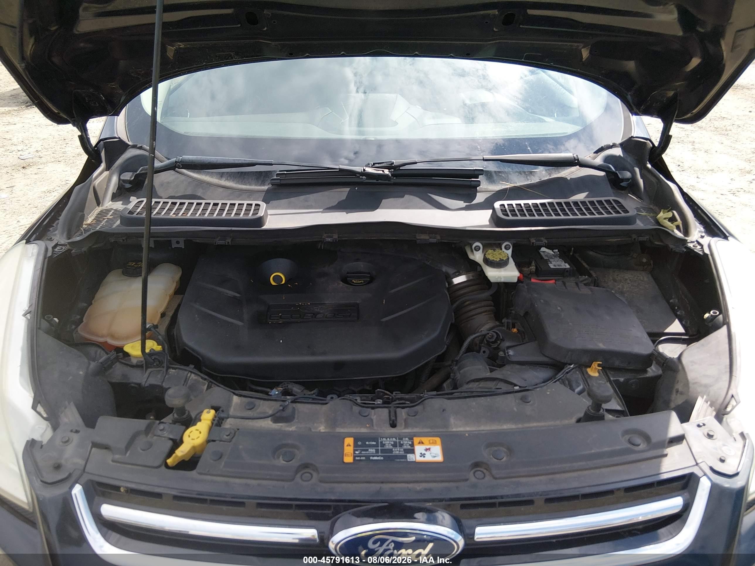 2014 Ford Escape Titanium Black vin: 1FMCU9J9XEUA98873