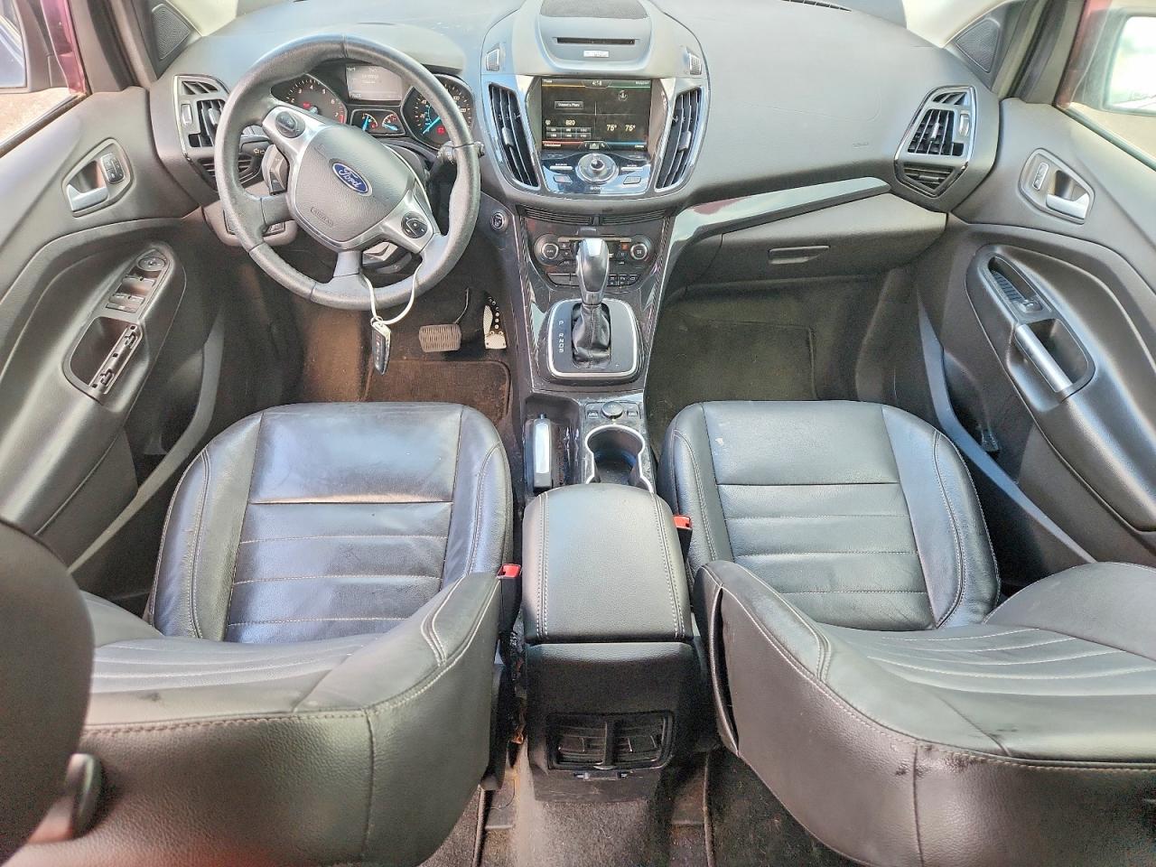 2014 Ford Escape Titanium Black vin: 1FMCU9J9XEUB52740