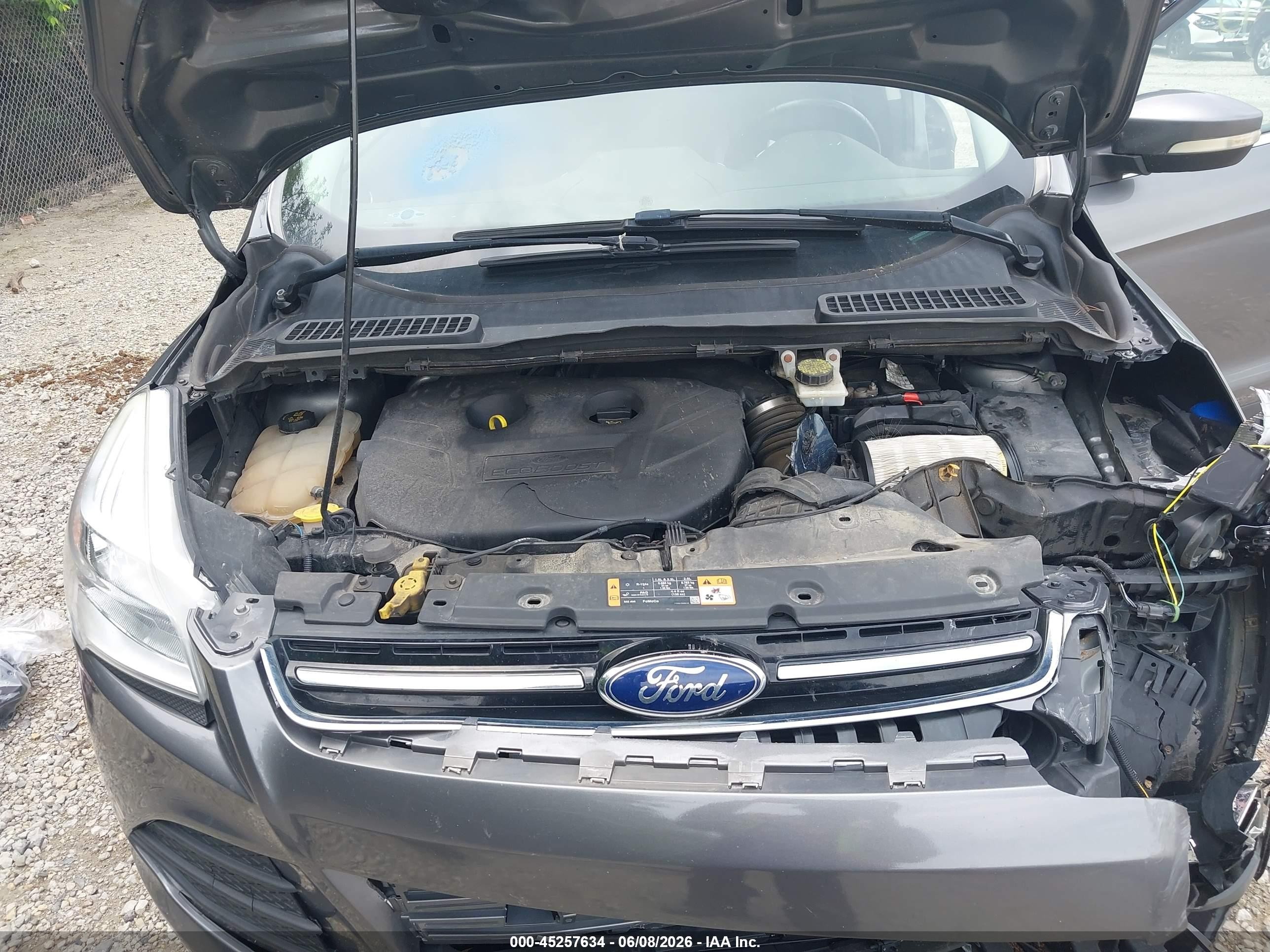 2014 Ford Escape Titanium Black vin: 1FMCU9J9XEUD07528